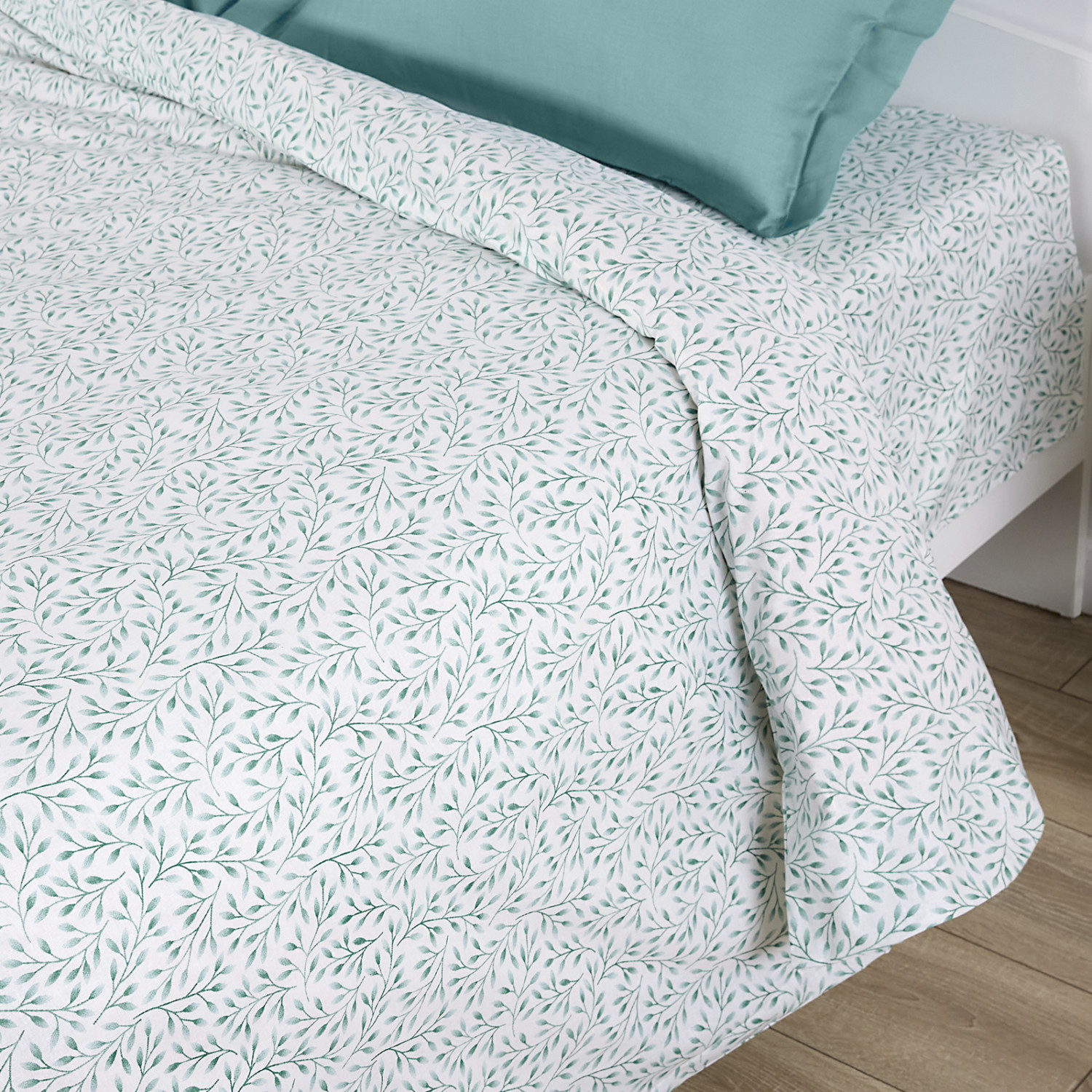 Пододеяльник Foglio, голубой - фото № 2