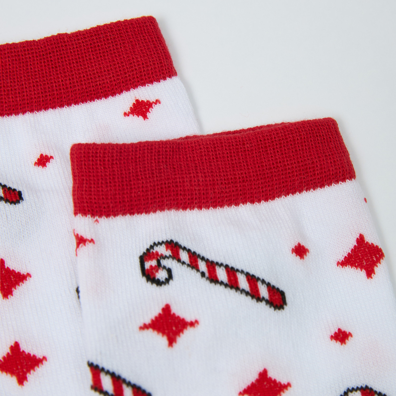 Носки Red and white, 2 пары - фото № 12