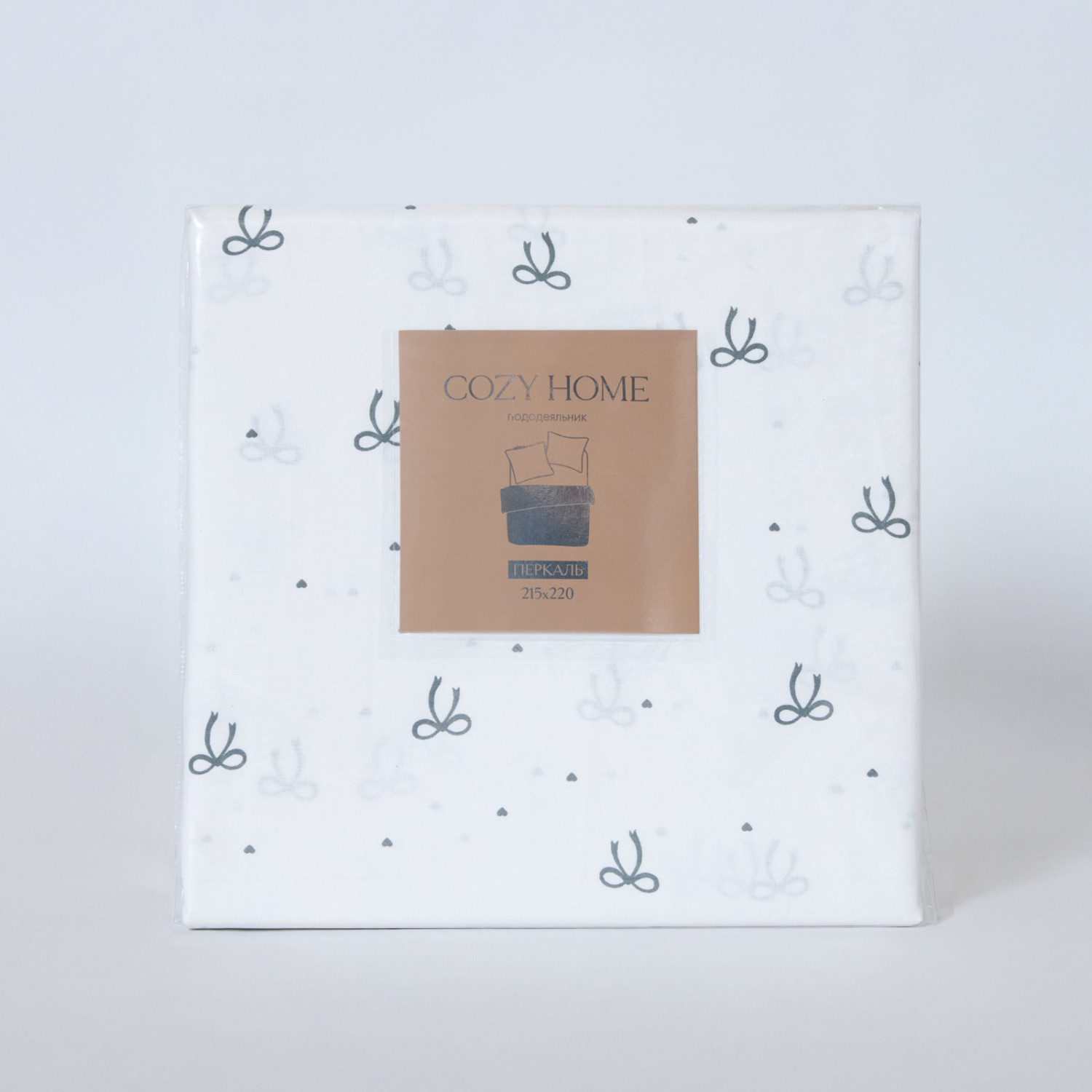 Пододеяльник Графитовый бант - фото № 8