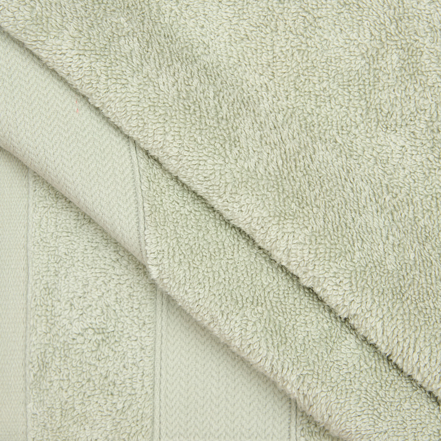 Полотенце махровое Lordy, серо-зеленое - фото № 5