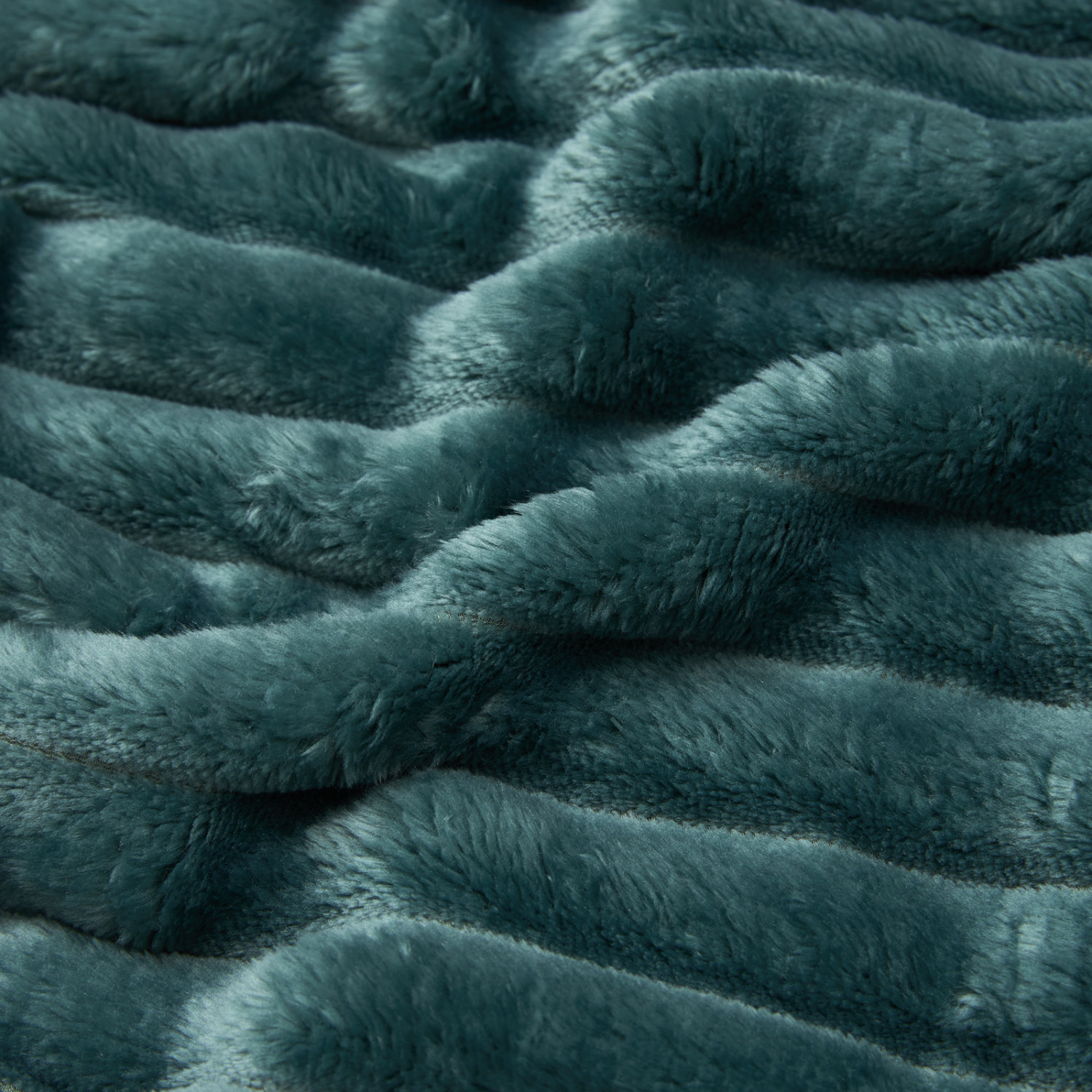 Плед Мягкая полоска/Soft strip, бирюза - фото № 5