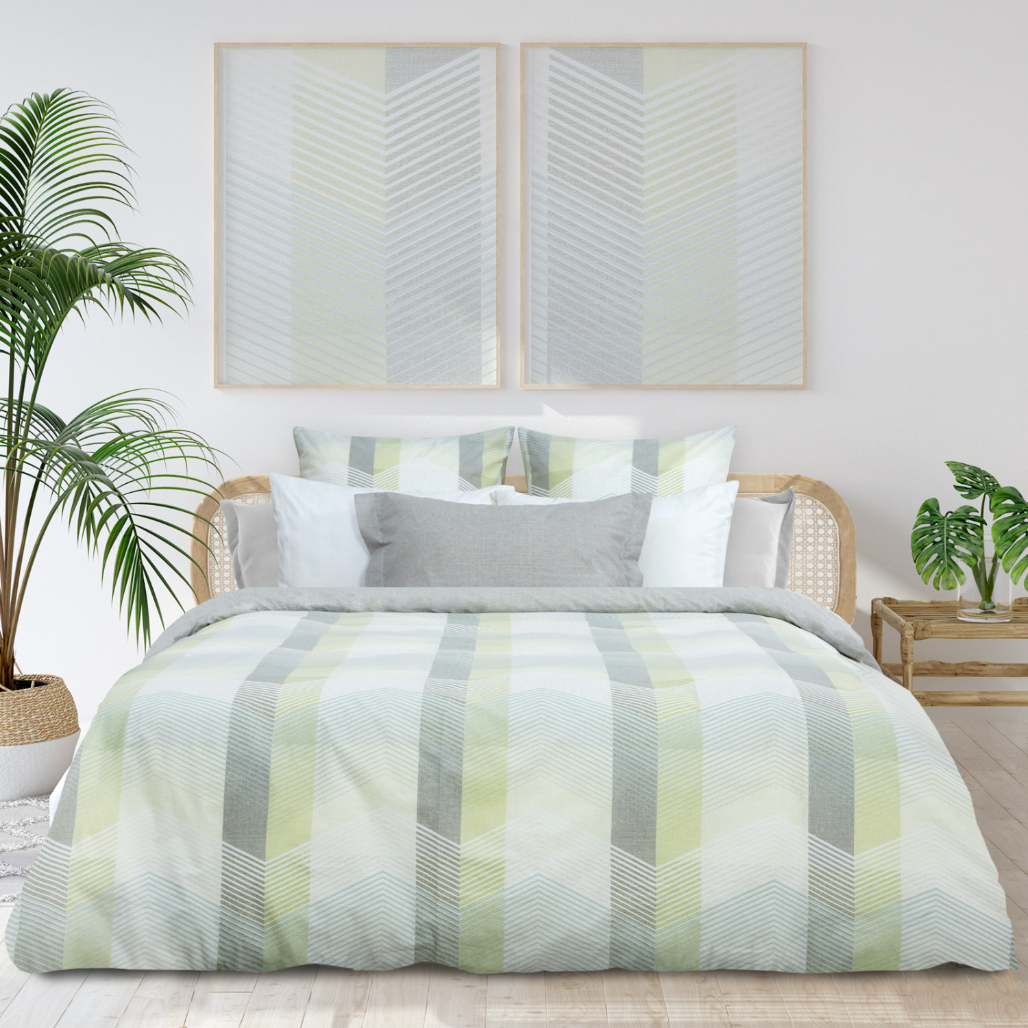 Постельное белье Green lines