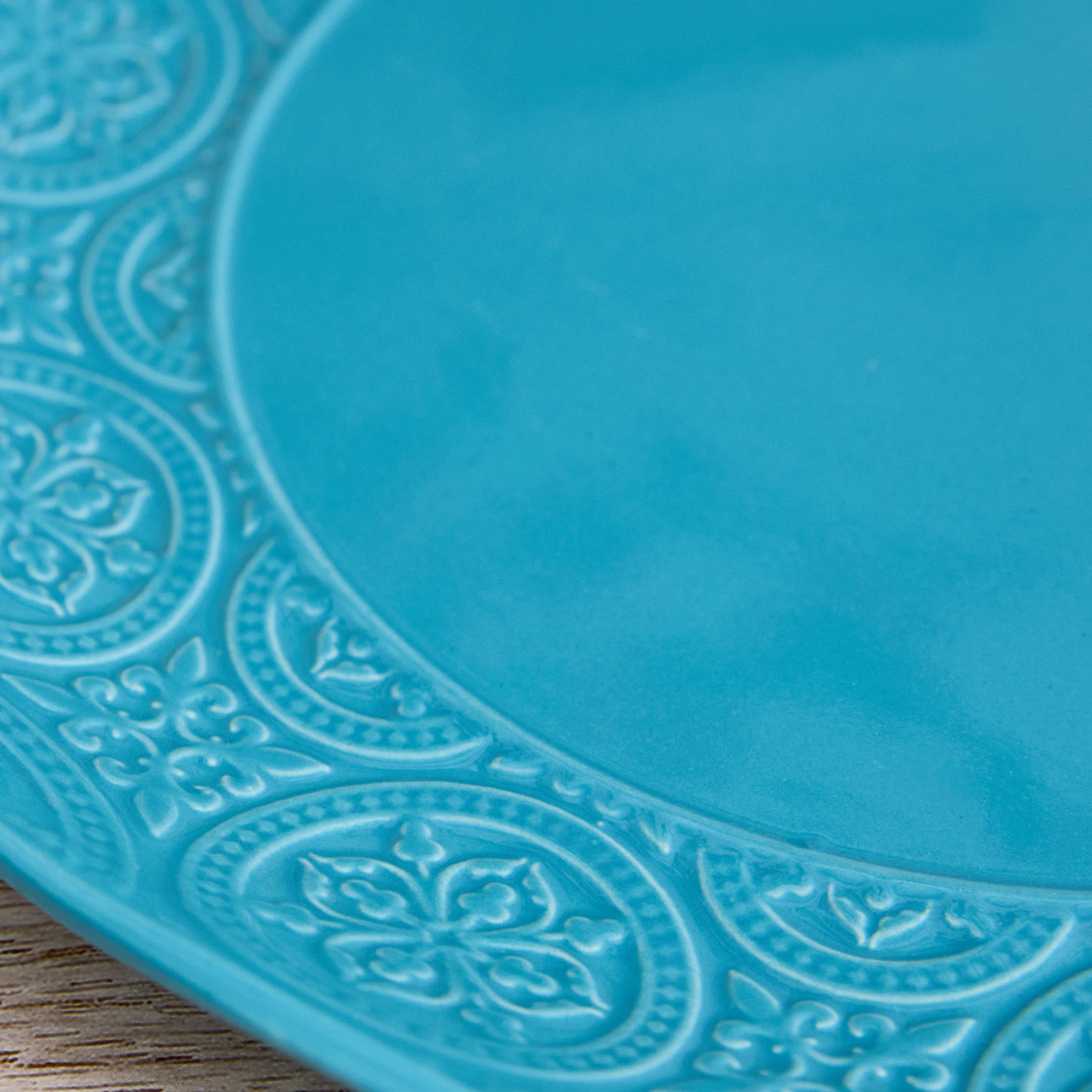 Тарелка Pastel, голубая - фото № 3