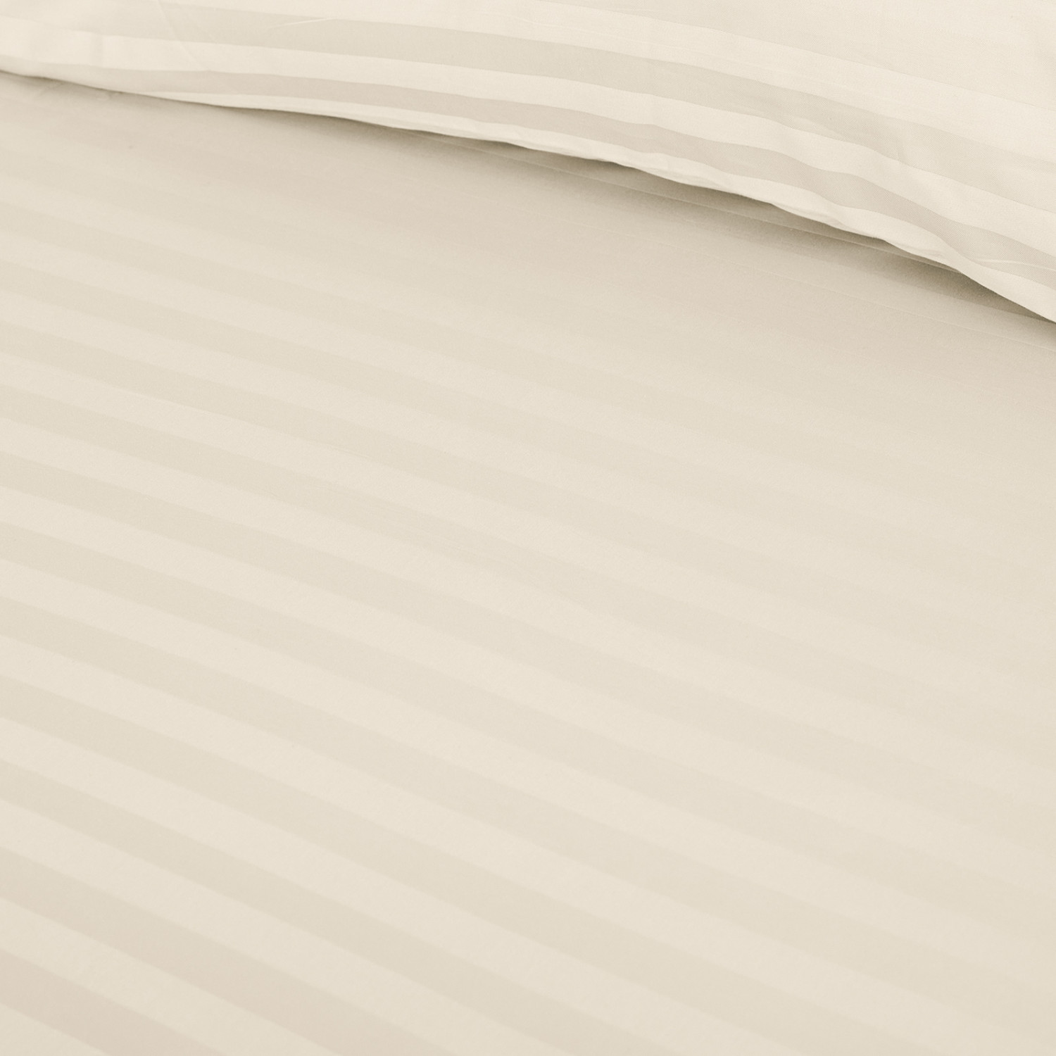 Простыня на резинке Ecru страйп-сатин 40962 - фото № 2