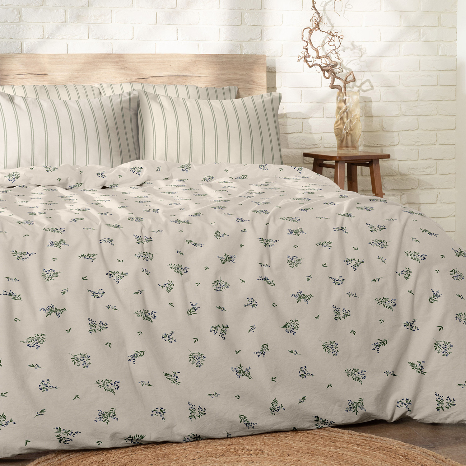 Постельное белье Туманные цветы/Misty flowers - фото № 4