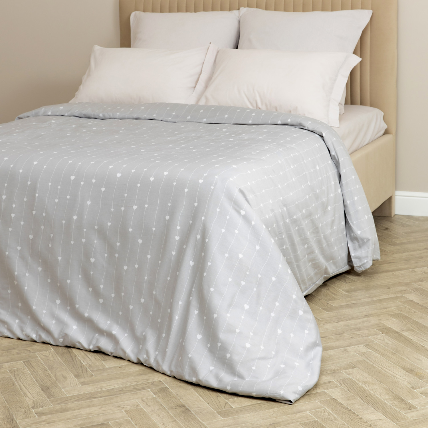 Пододеяльник Серая романтика - фото № 2