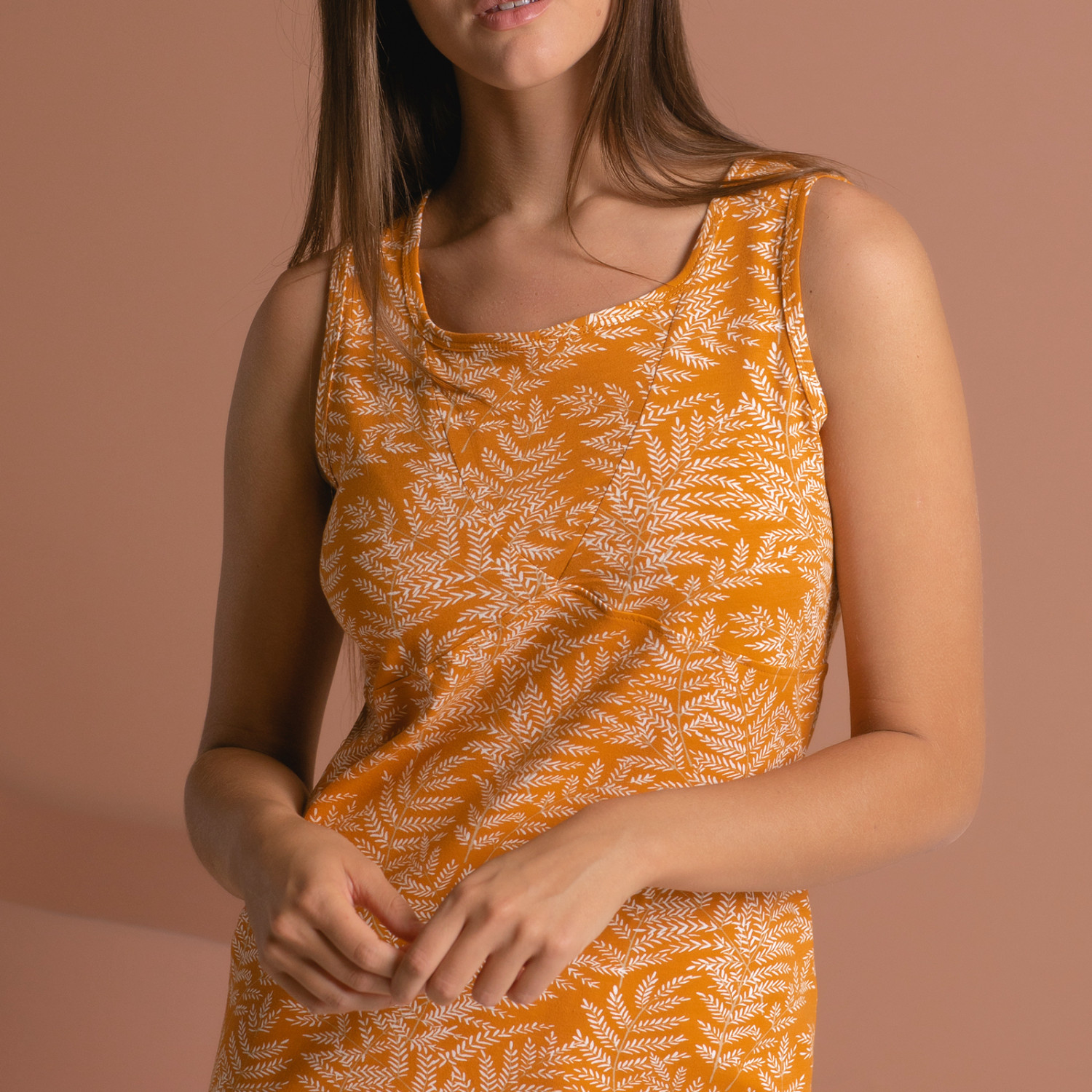 Сорочка Оранжевый/Аrancione, узор I - фото № 4