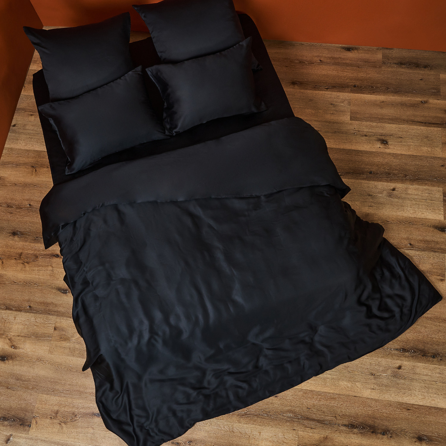 Постельное белье Black, тенсель 41034 - фото № 5