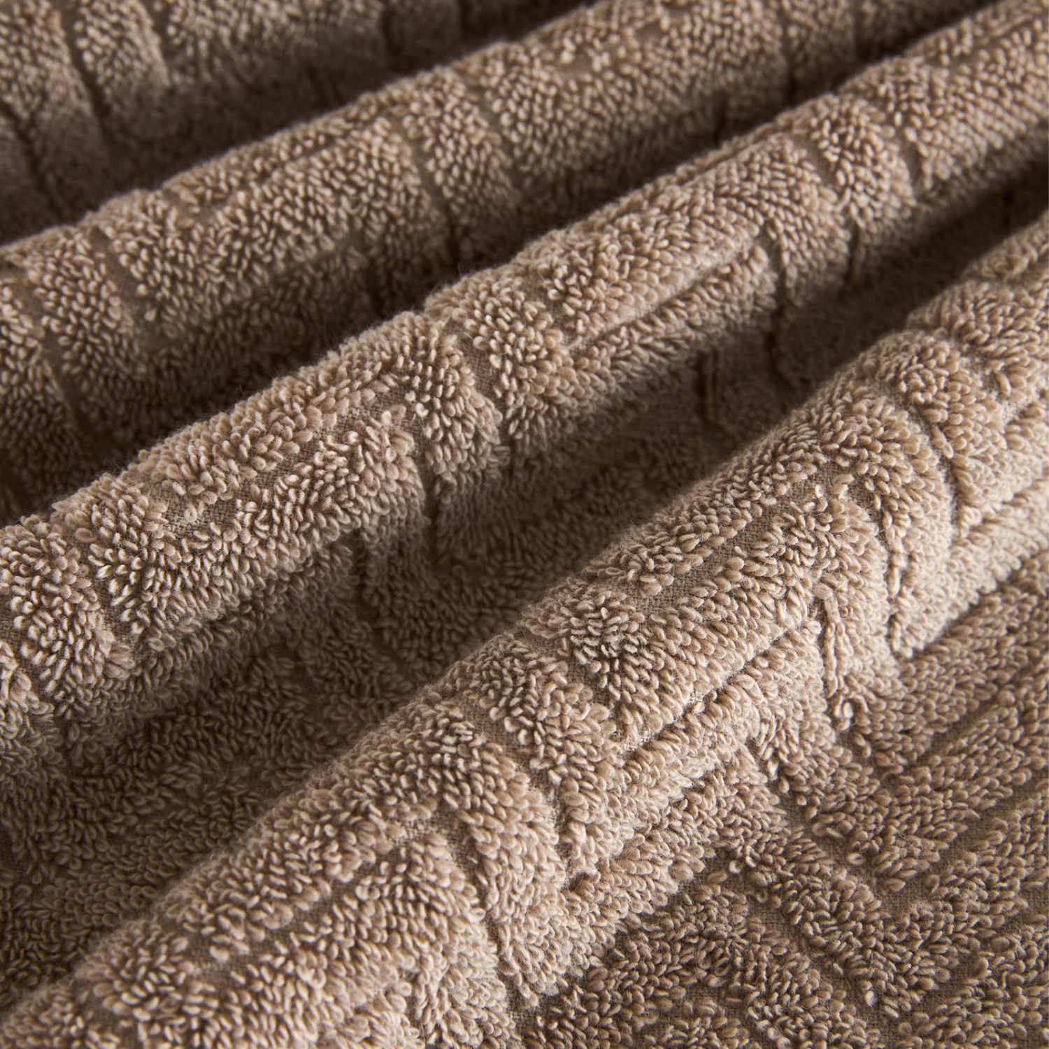 Полотенце махровое Zigzag, капучино - фото № 3