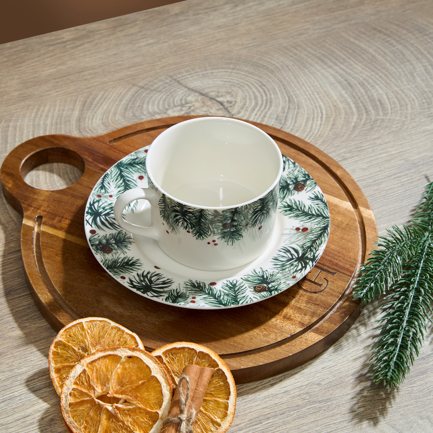 Чайная пара Елка/Christmas tree