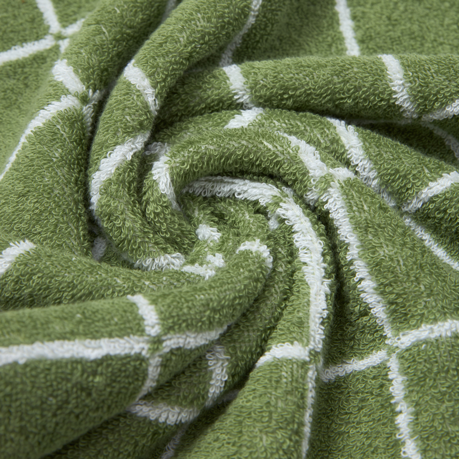 Комплект махровых полотенец Большая клетка/Gabbia larga I - фото № 7