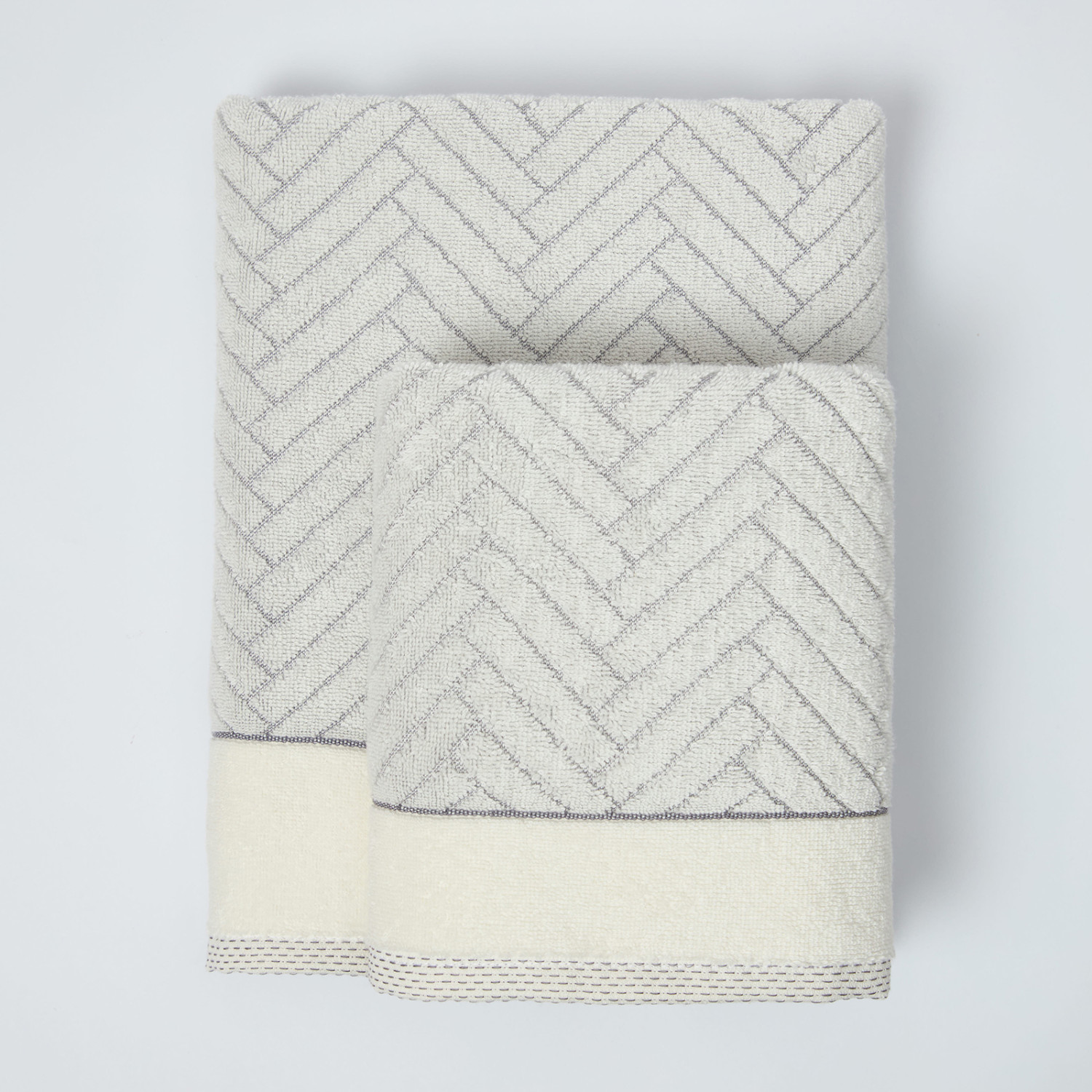 Полотенце махровое Casetta, серое - фото № 5