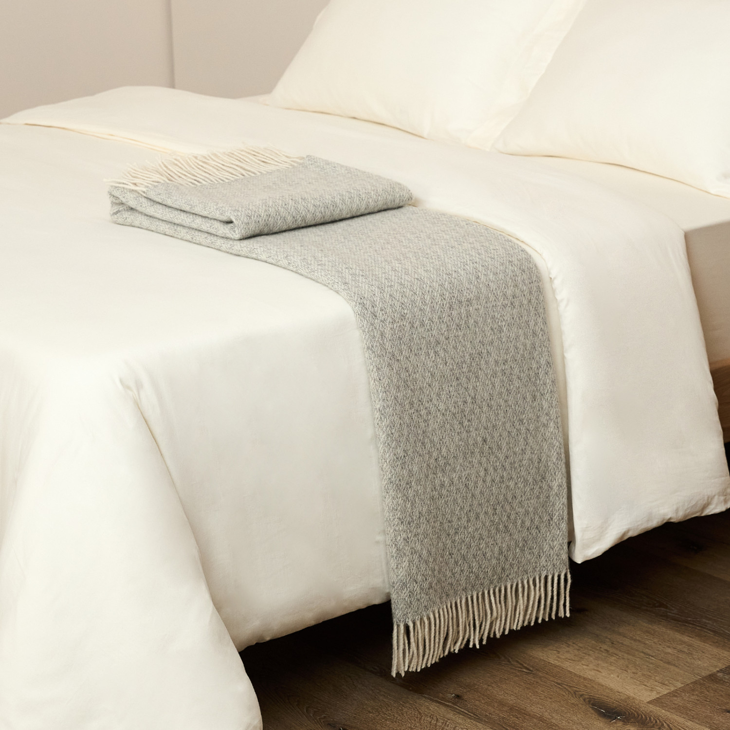 Плед Caldamente, серый - фото № 2