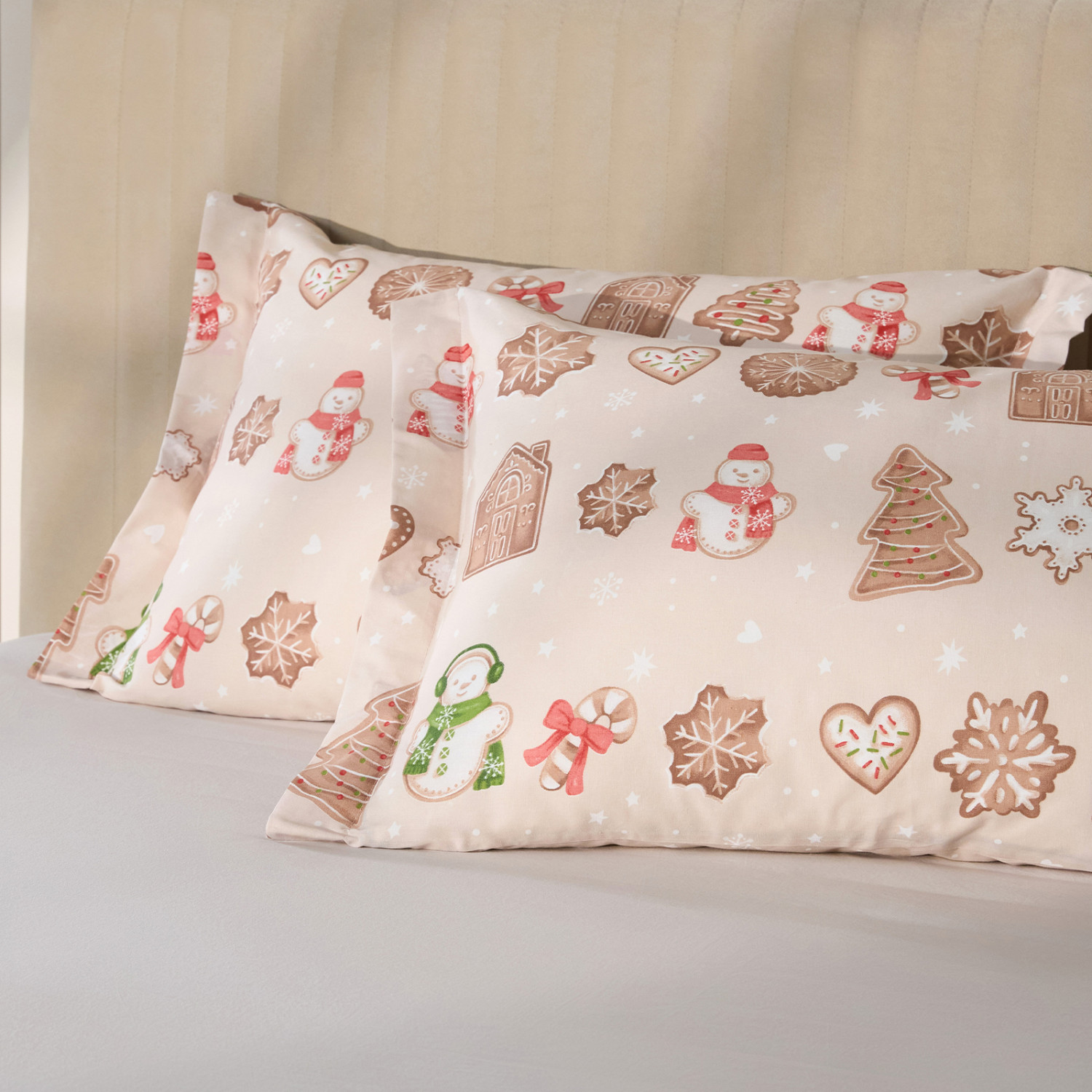 Комплект наволочек Сладкие печенья/Sweet Cookies с ушками