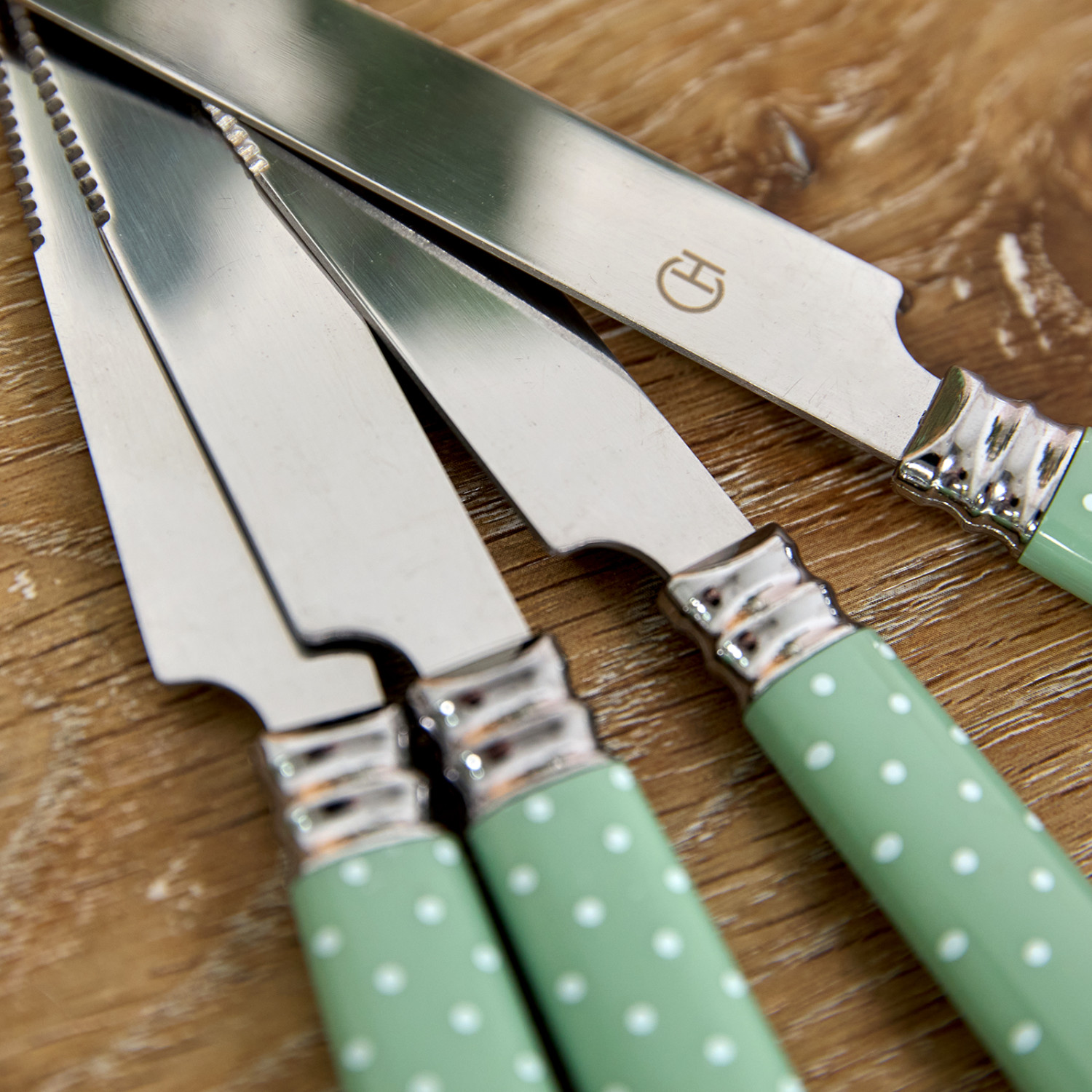 Набор столовых приборов Anna Molly, зеленый - фото № 5