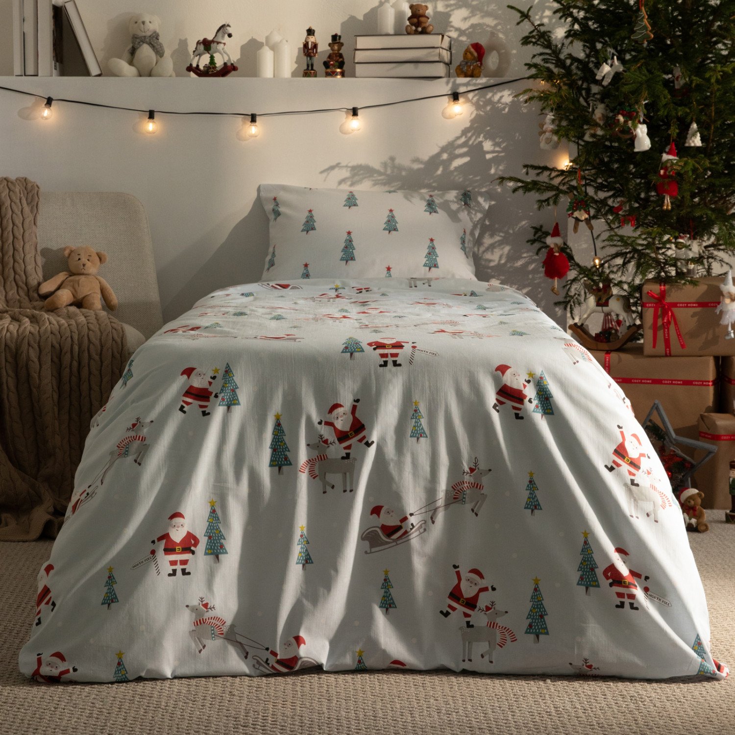 Постельное белье детское Волшебные санки/Magic Sleigh - фото № 7