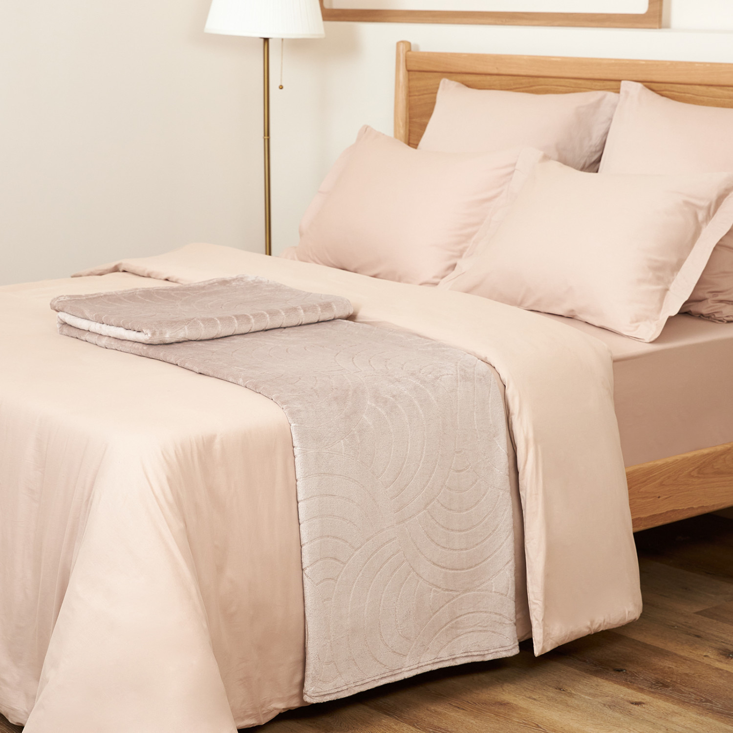 Плед Fascino, бежевый - фото № 2