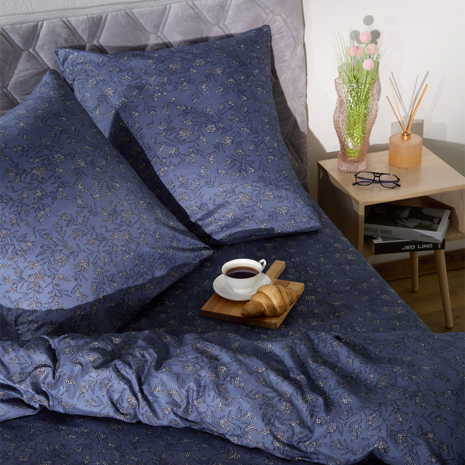 Постельное белье Floox Ночные цветы - фото № 2