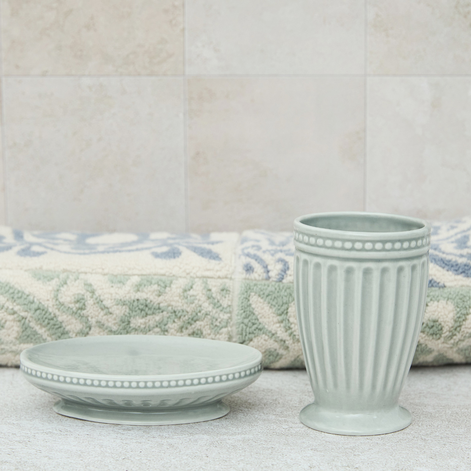 Мыльница Adelfia, серая - фото № 3