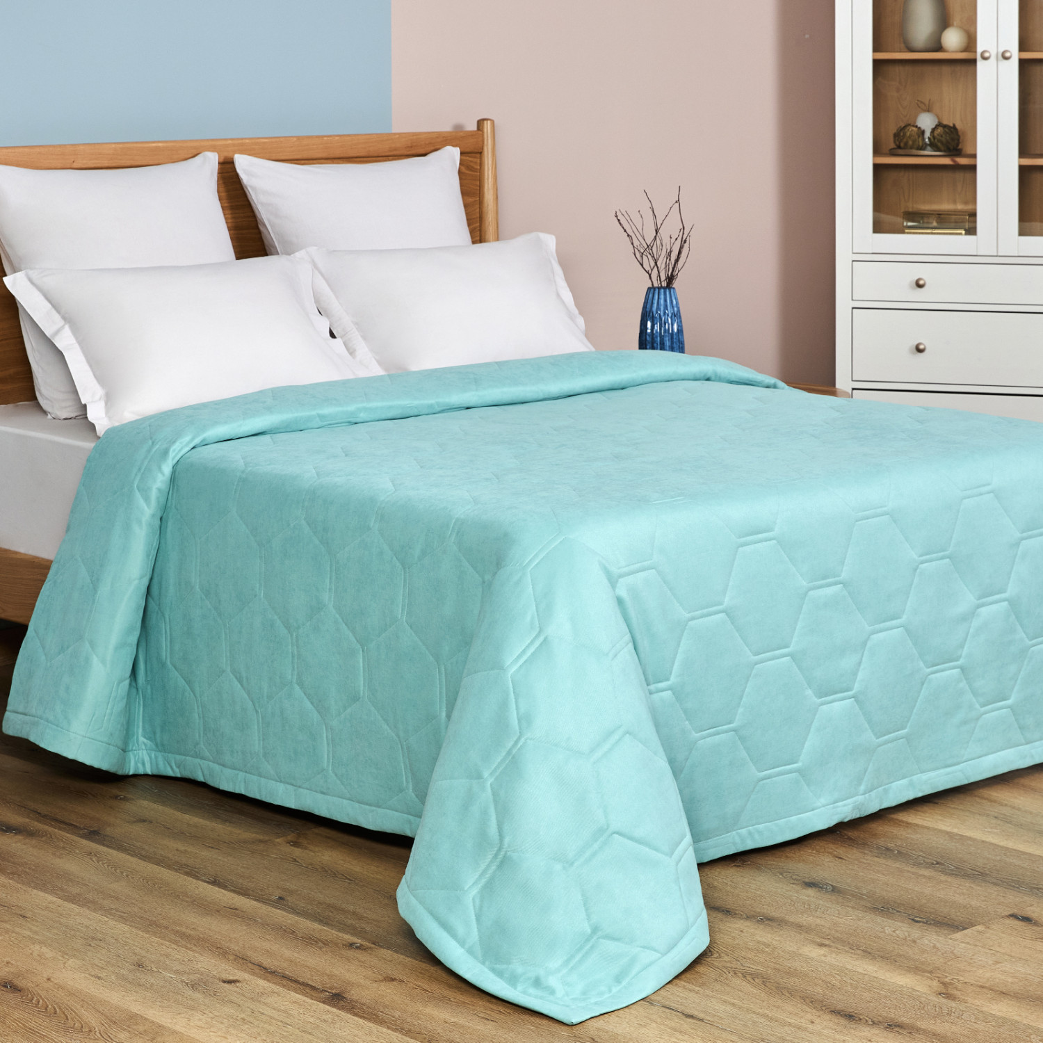 Покрывало Tavolozza, голубое