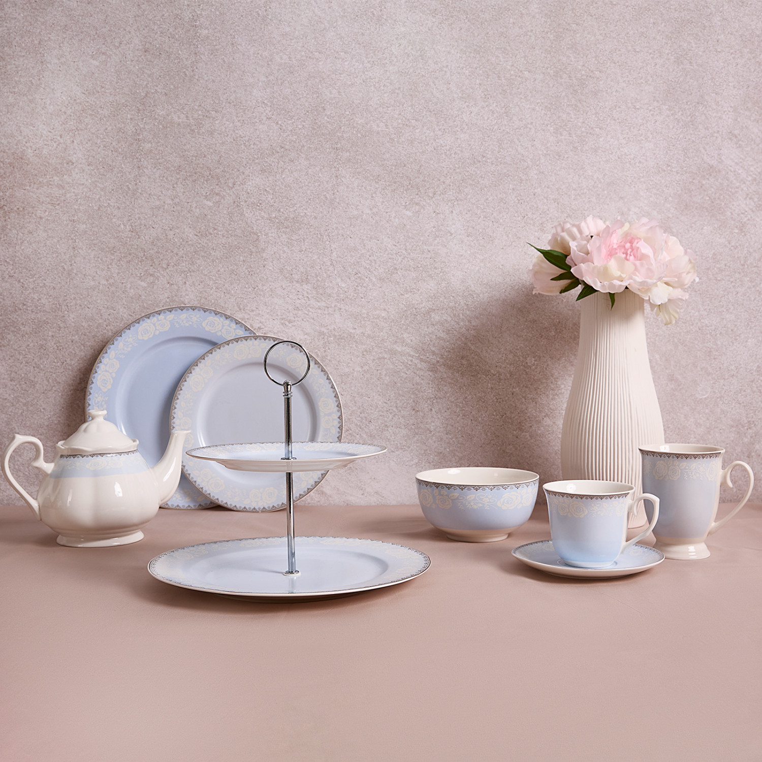 Чайная пара Blue Rose - фото № 5