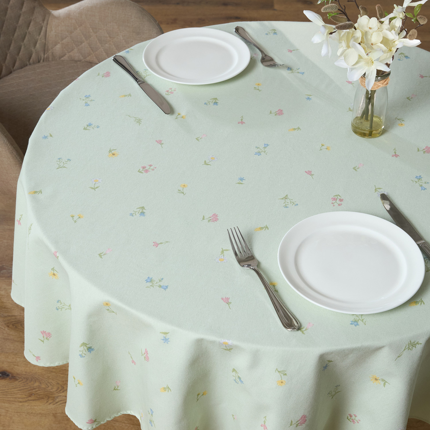 Скатерть круглая Эссельва/Esselva I - фото № 3