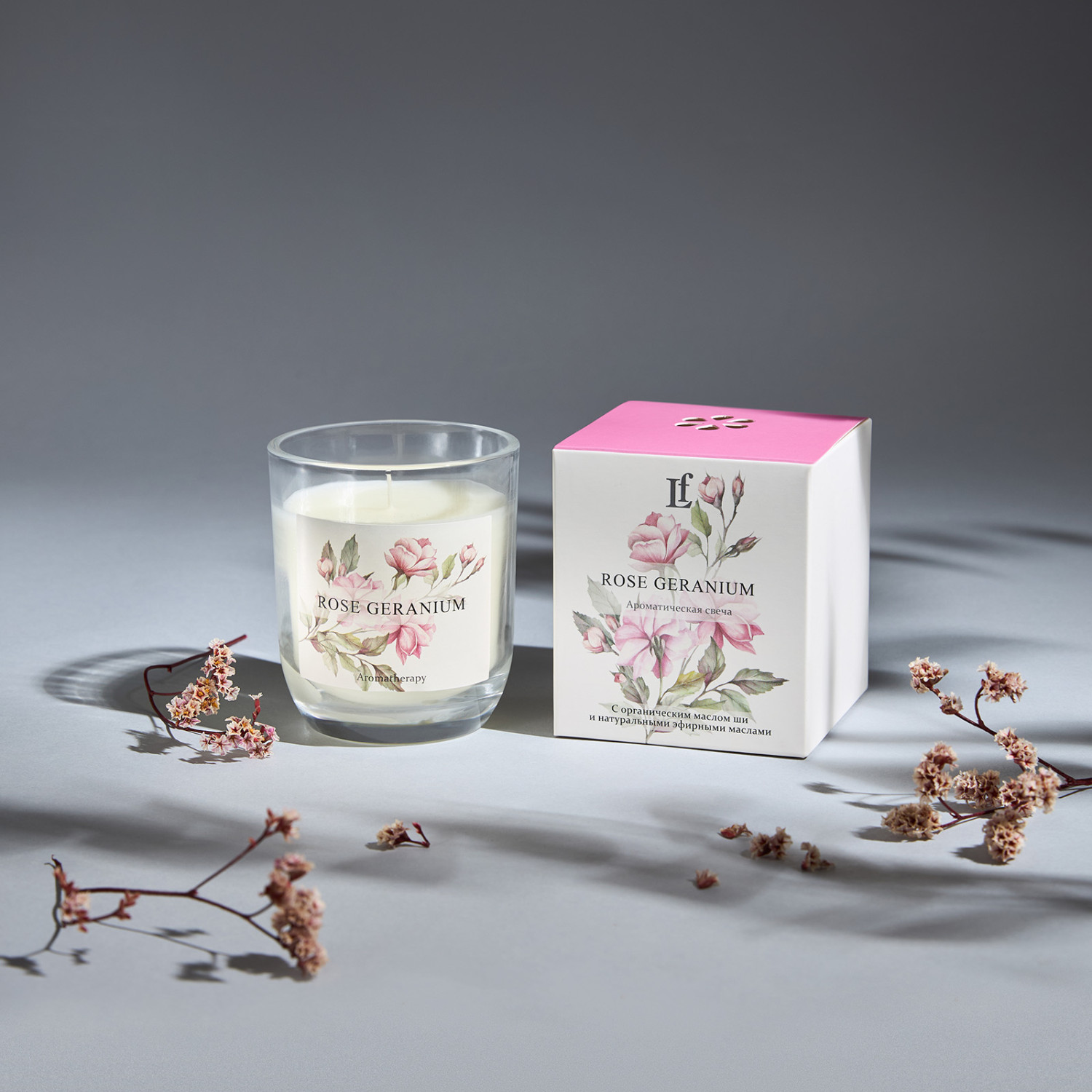 Свеча ароматическая Rose geranium - фото № 4