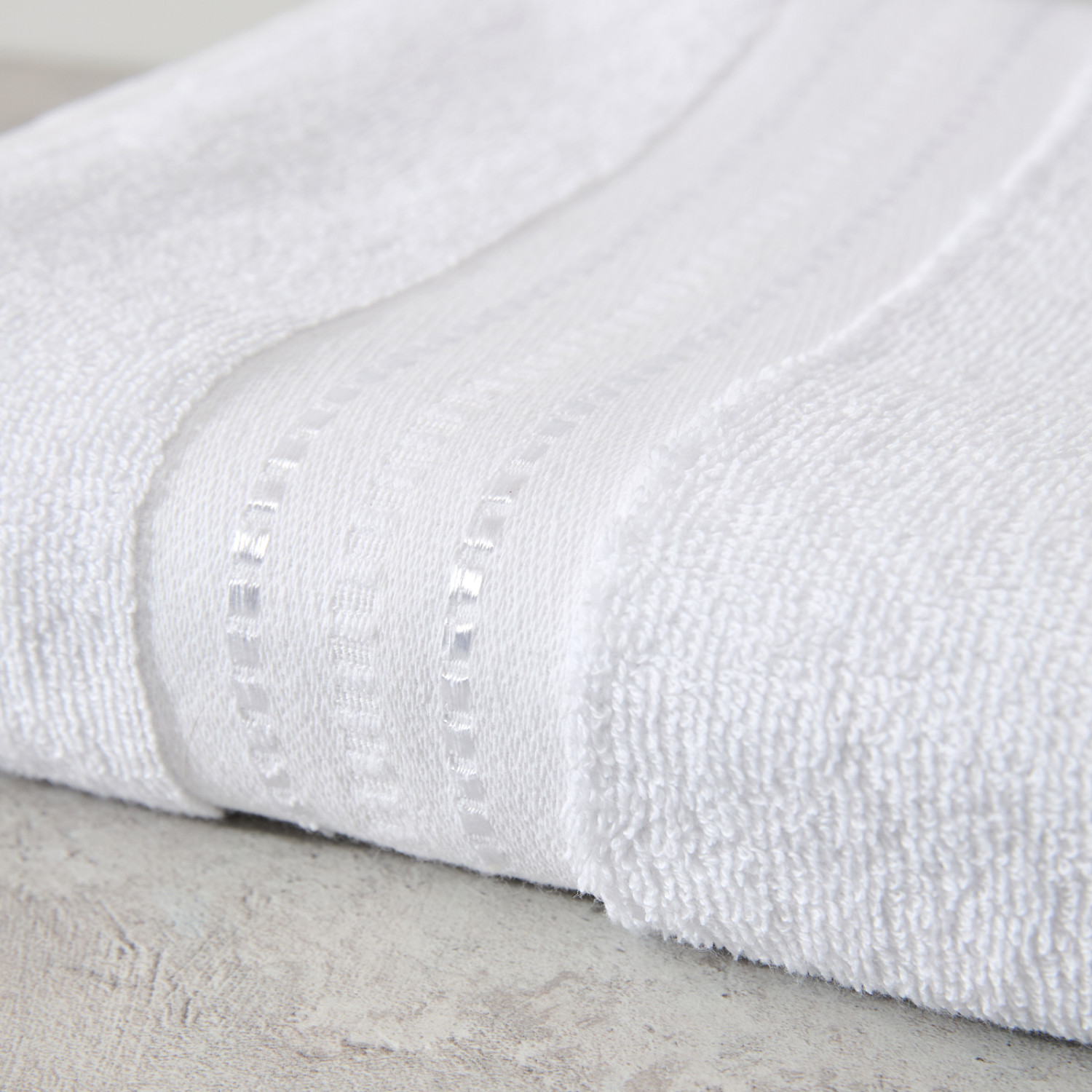 Полотенце махровое Базена/Basena, белое - фото № 4