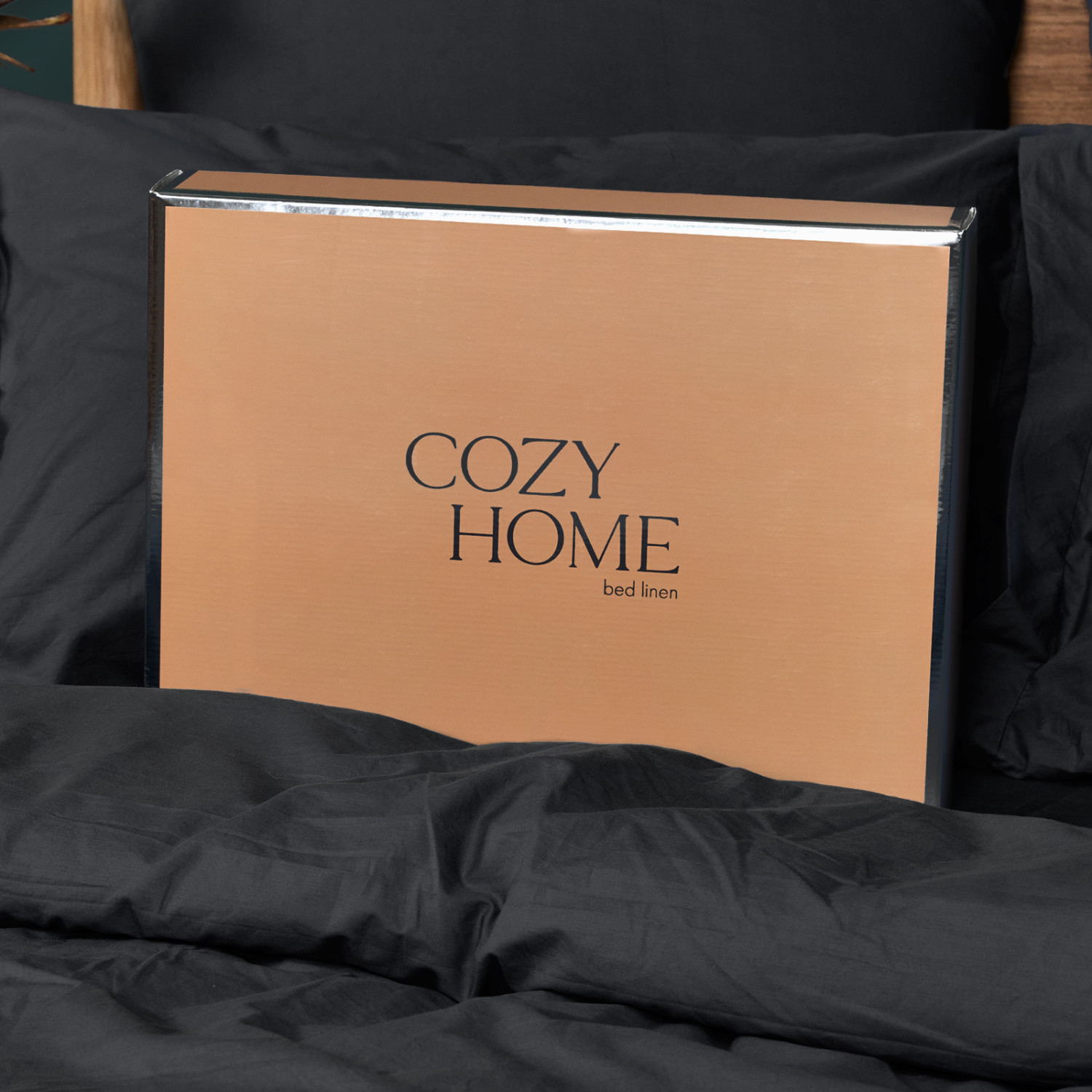 Постельное белье Black, вареный хлопок - фото № 12