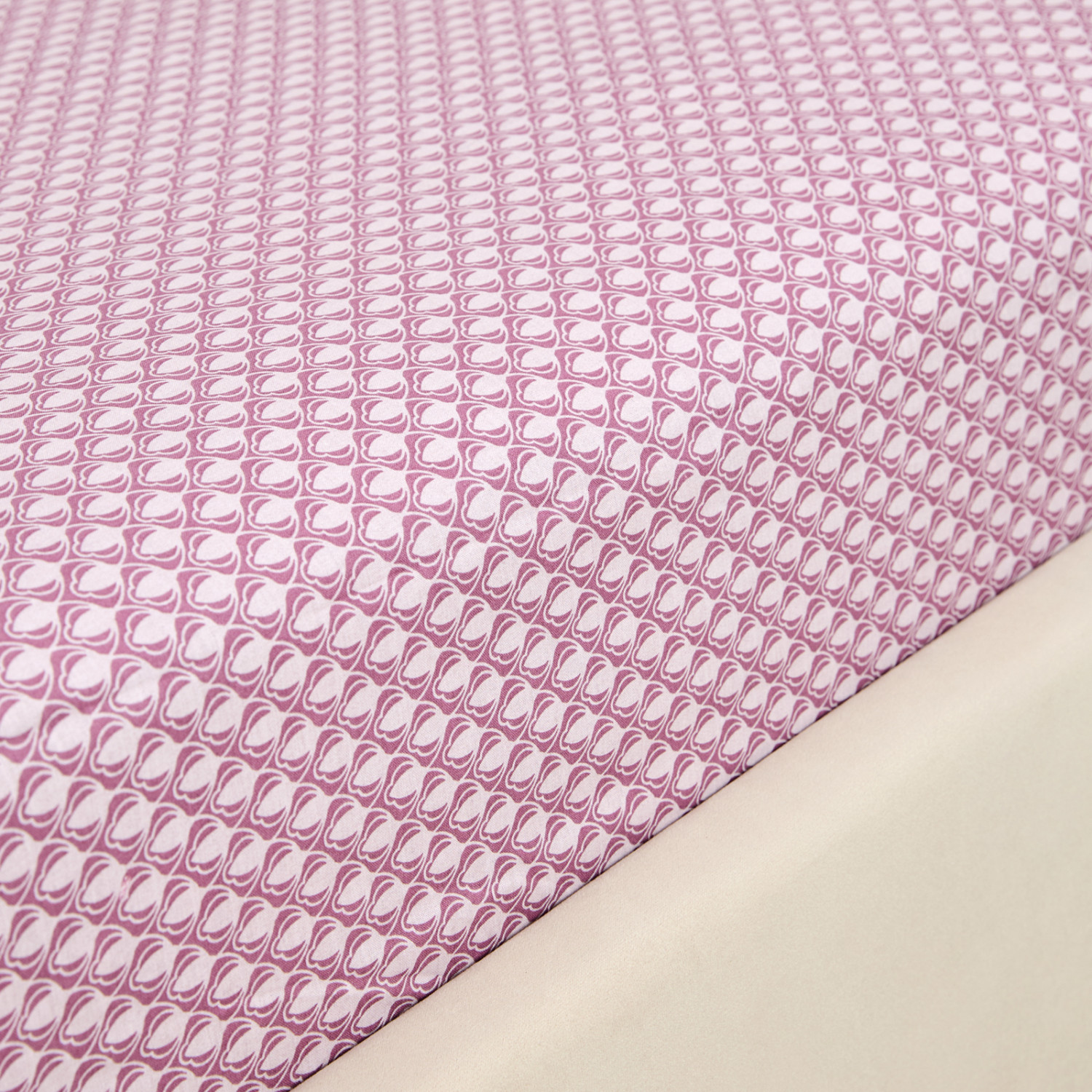 Простыня на резинке Цветы/Fiori - фото № 5