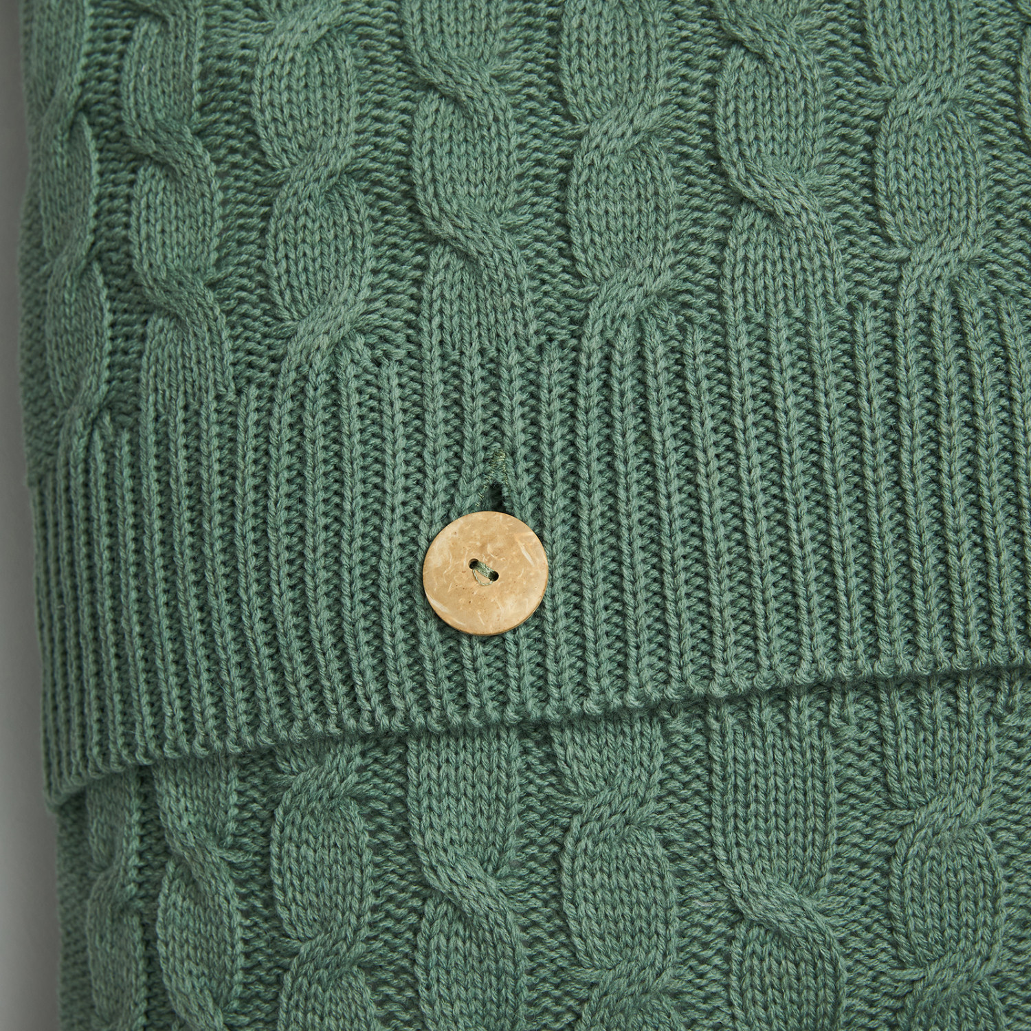 Наволочка декоративная Villena, зеленая - фото № 5