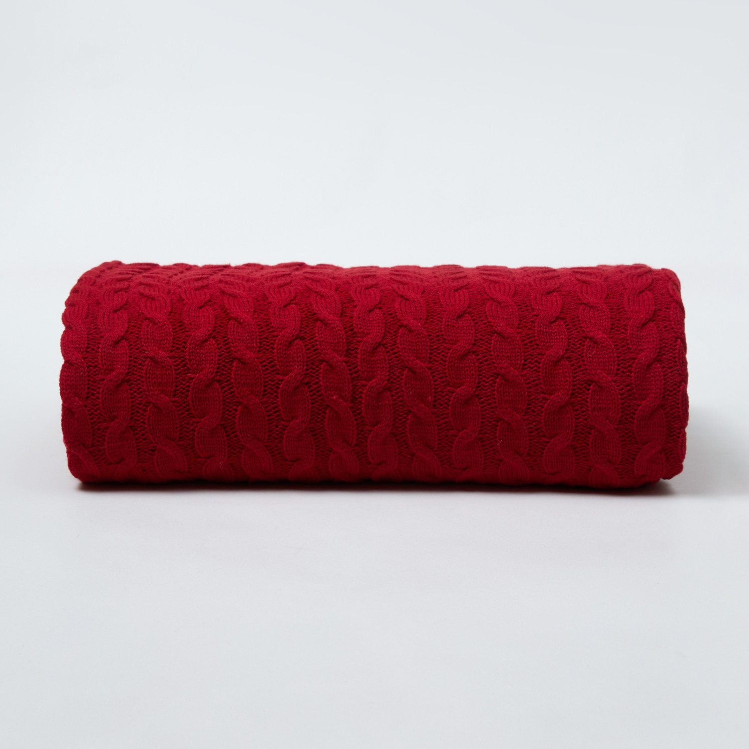 Плед Виллена/Villena, ярко-красный - фото № 3