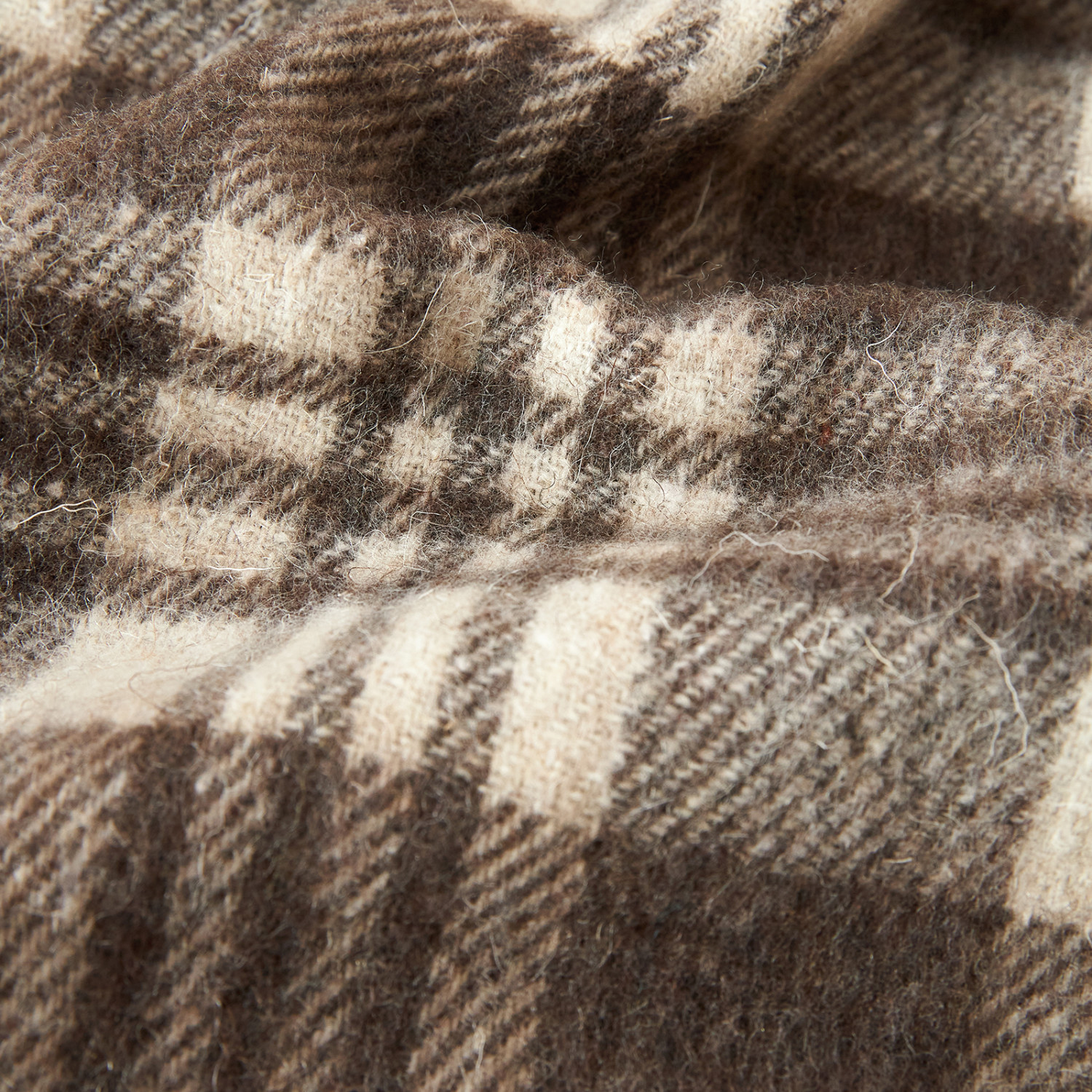 Плед Lana caliente, коричневый - фото № 3