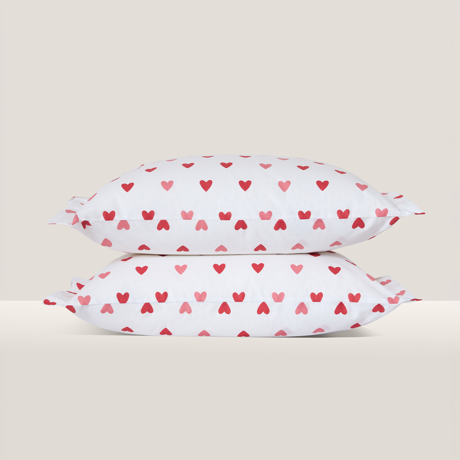 Комплект наволочек Любовь моя (красный)/Amore Mio red с ушками - фото № 9