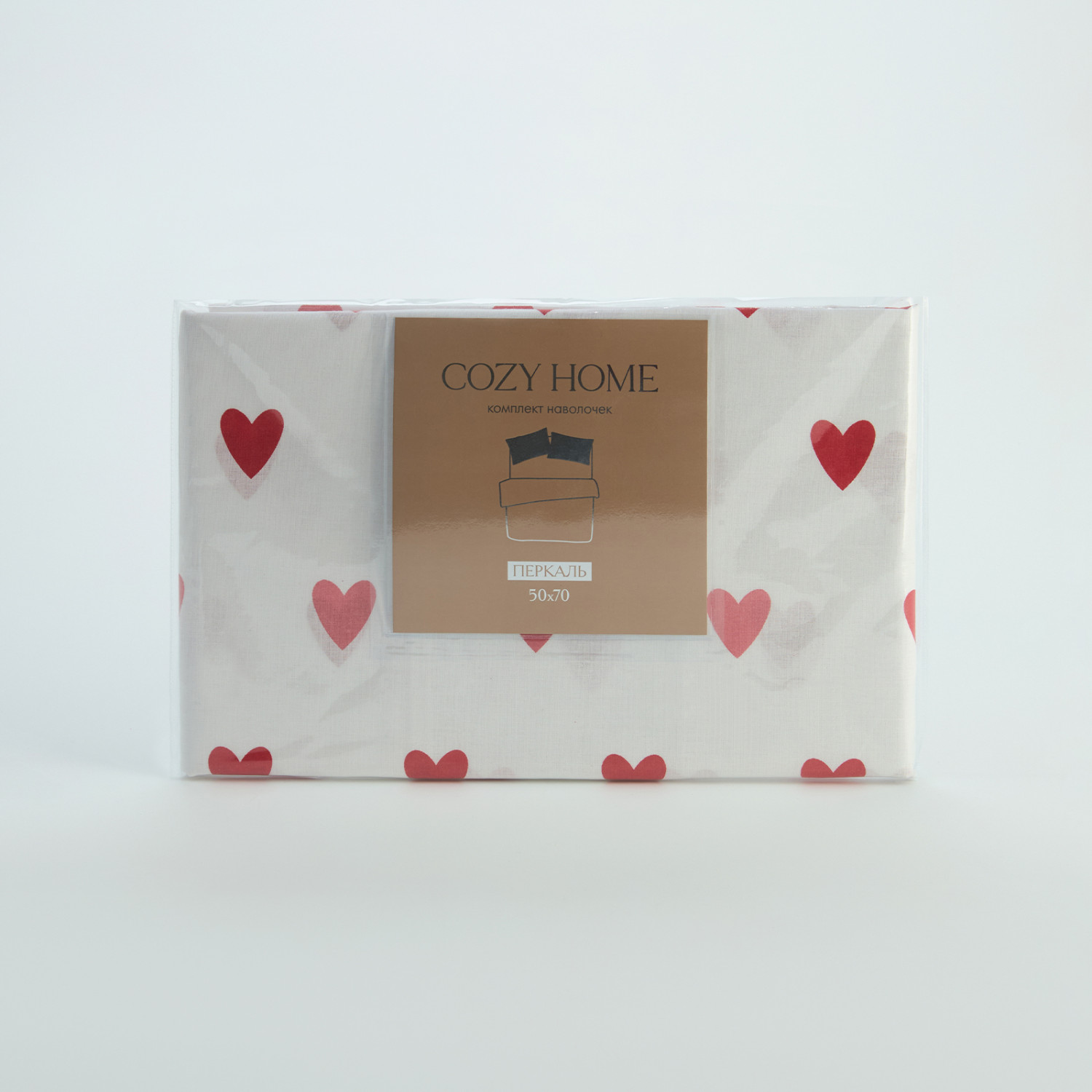Комплект наволочек Любовь моя (красный)/Amore Mio red с ушками - фото № 10