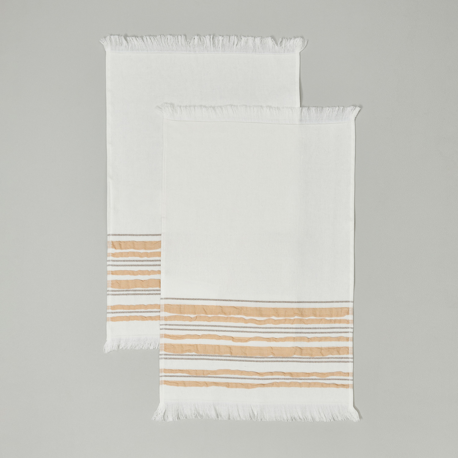 Комплект махровых полотенец Ilaria, капучино - фото № 3