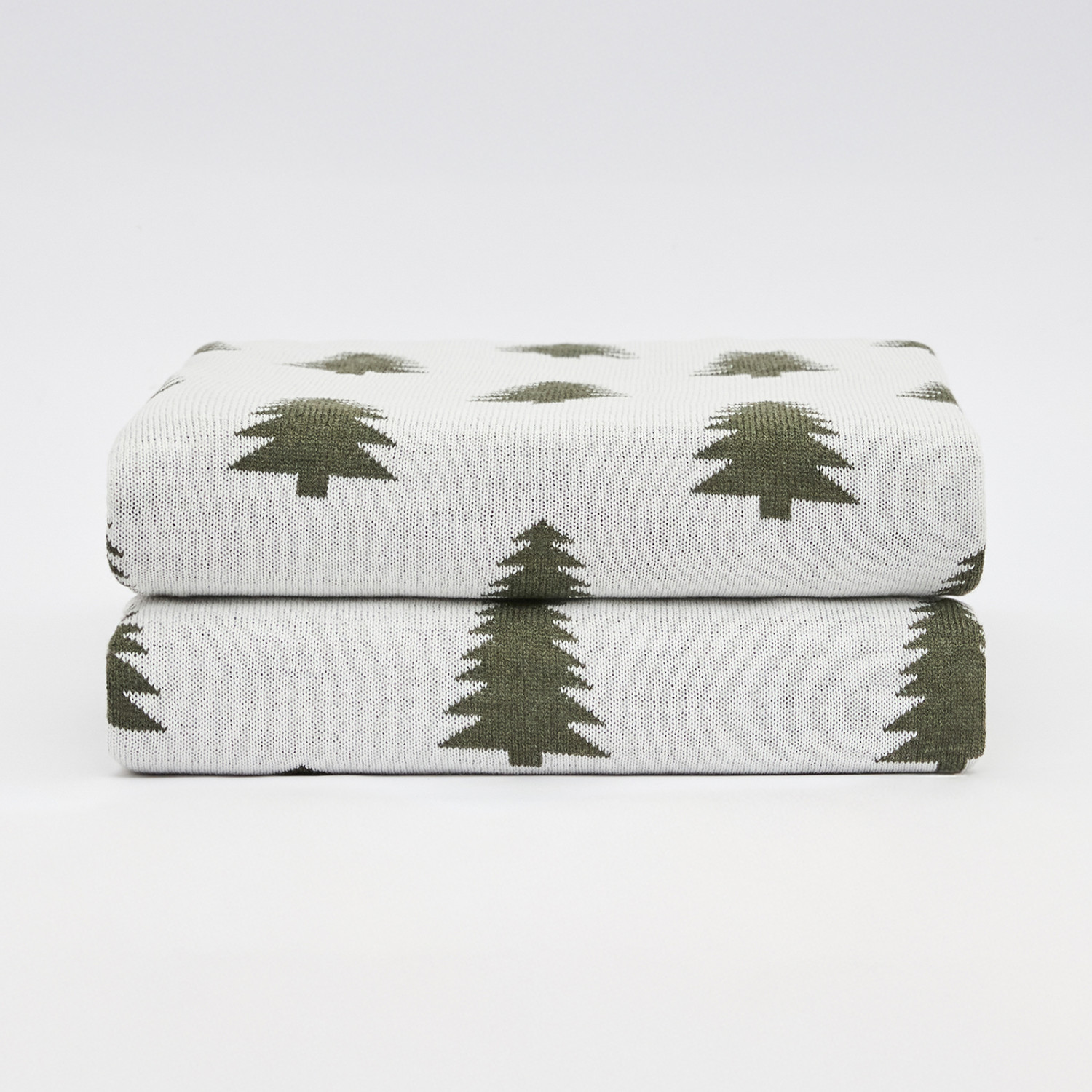 Плед Abete rosso, зеленый - фото № 13