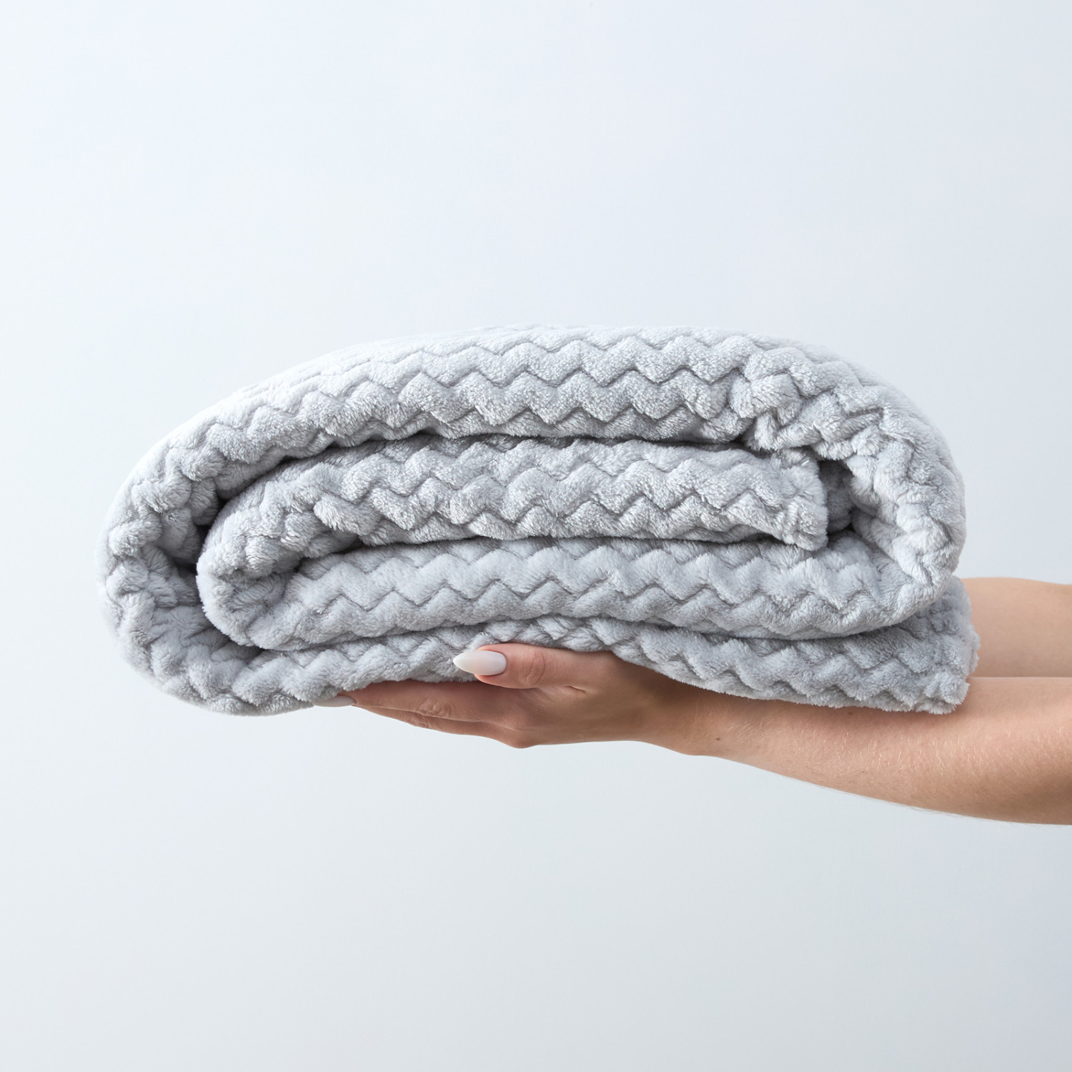 Плед Wiggly, серый - фото № 6