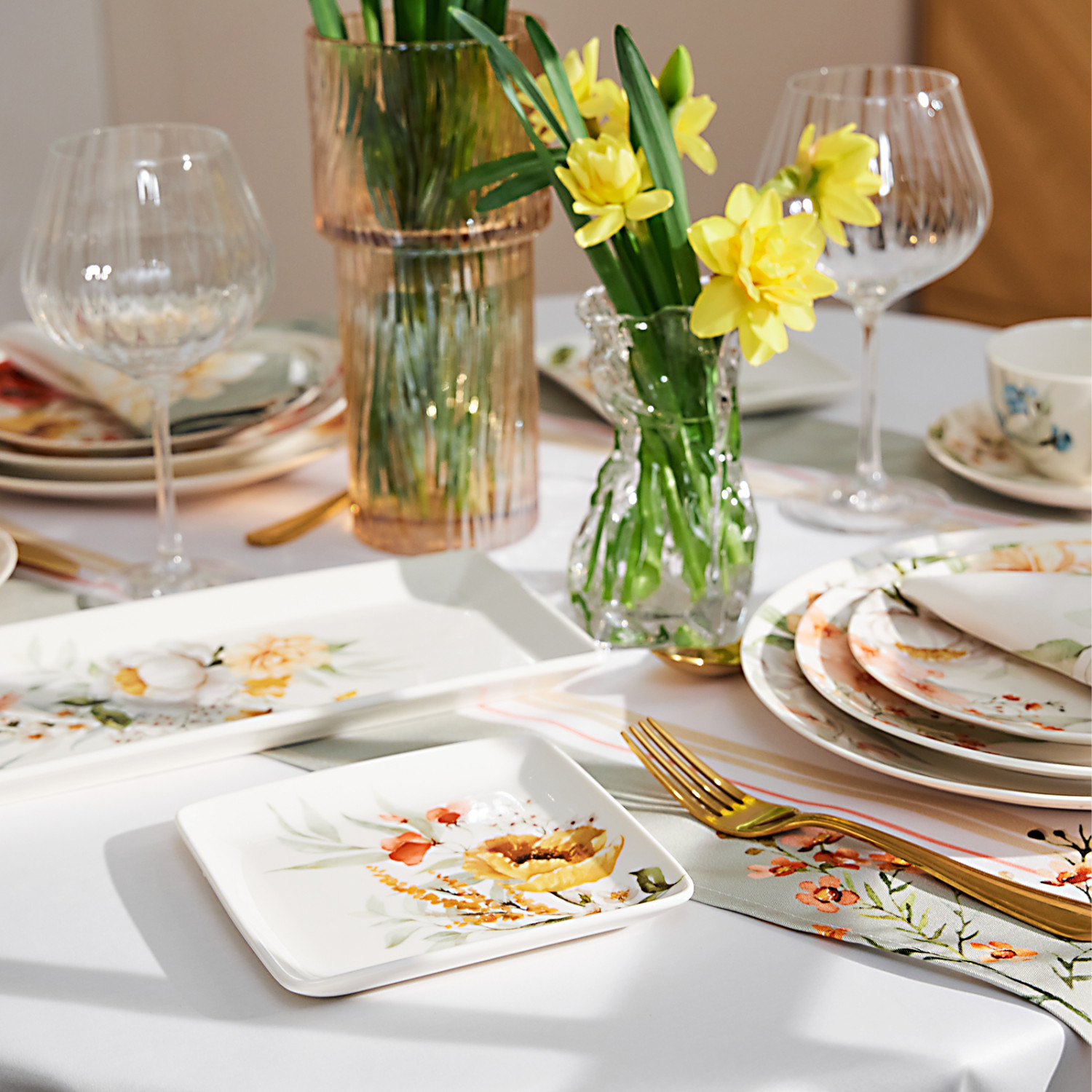 Набор чайных пар Цветущие луга/Prati Fioriti - фото № 8