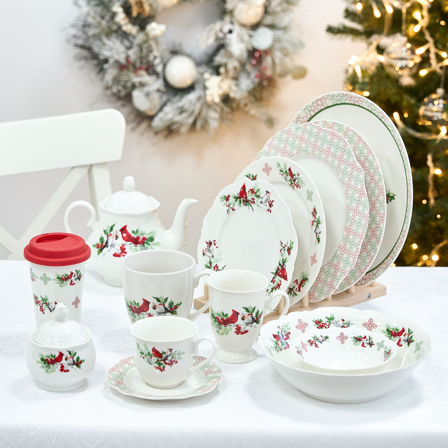 Кружка Christmas birds, 320 мл - фото № 2