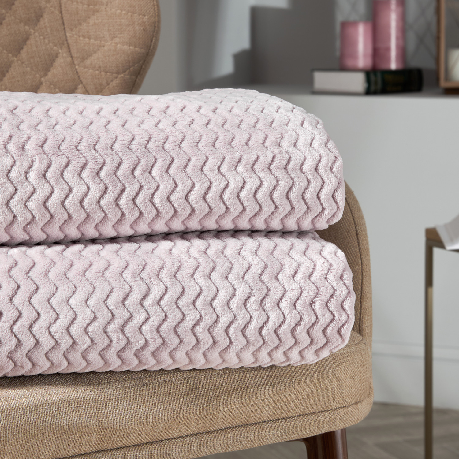 Плед Wiggly, сирень - фото № 3