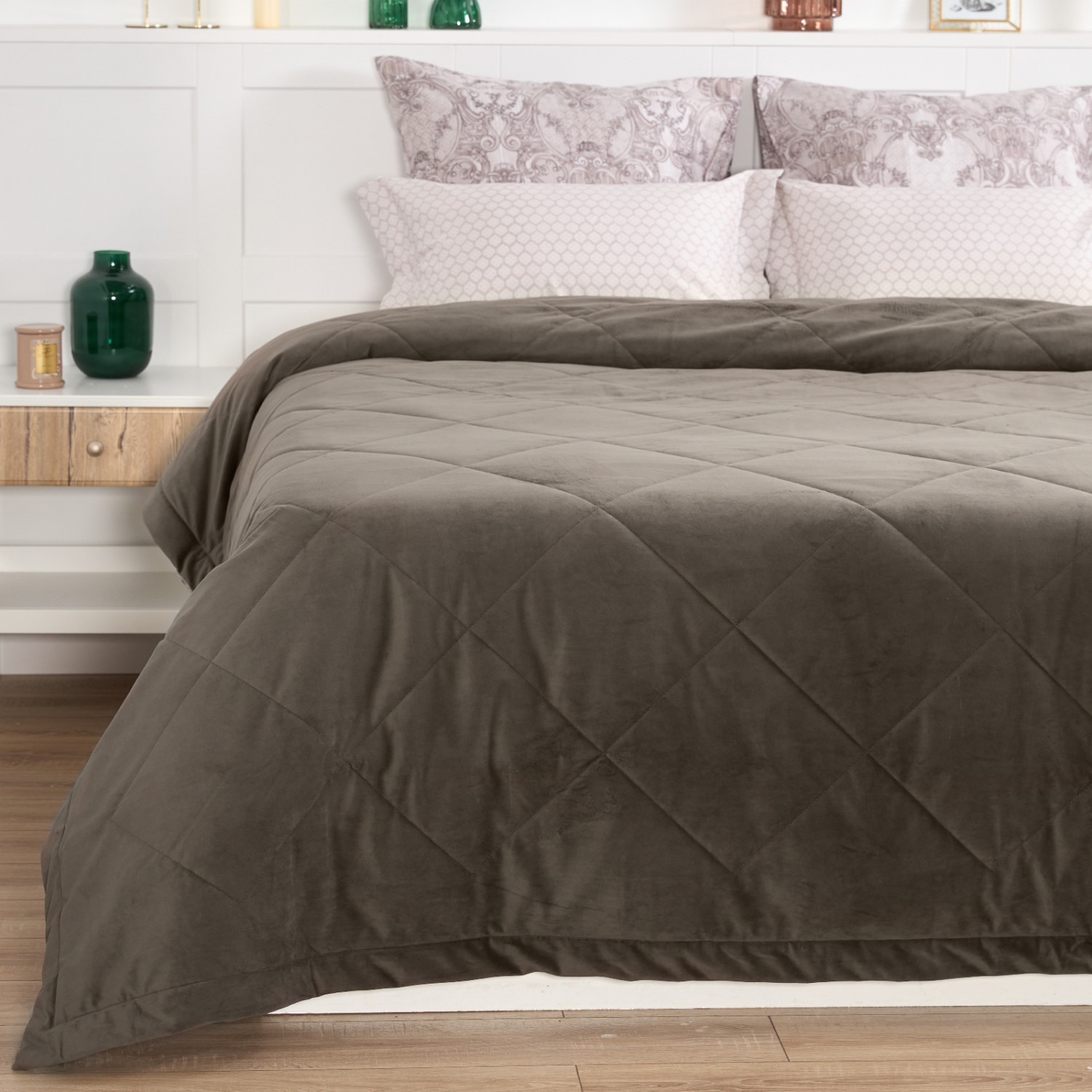 Покрывало Vellut, шоколад - фото № 2