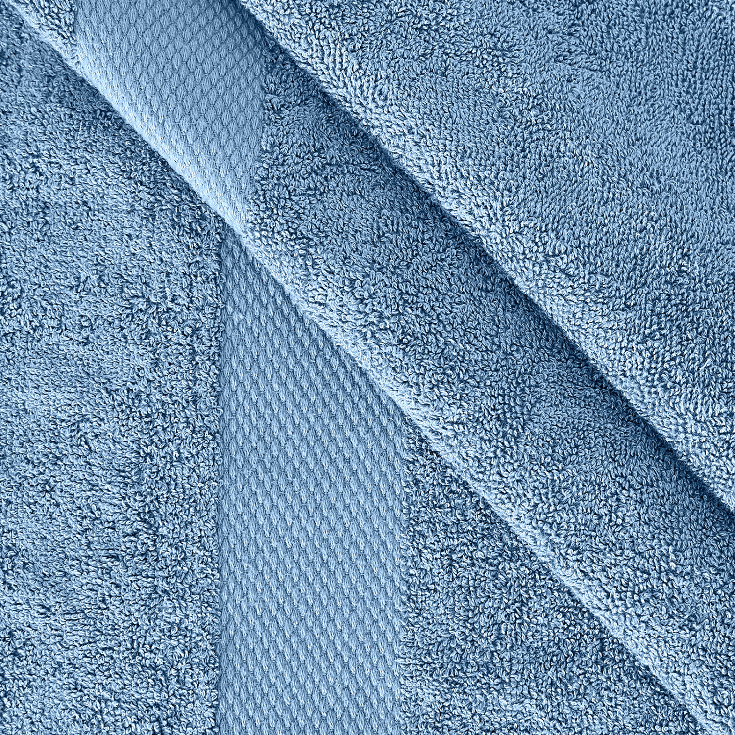 Полотенце махровое Gusto, голубое - фото № 6