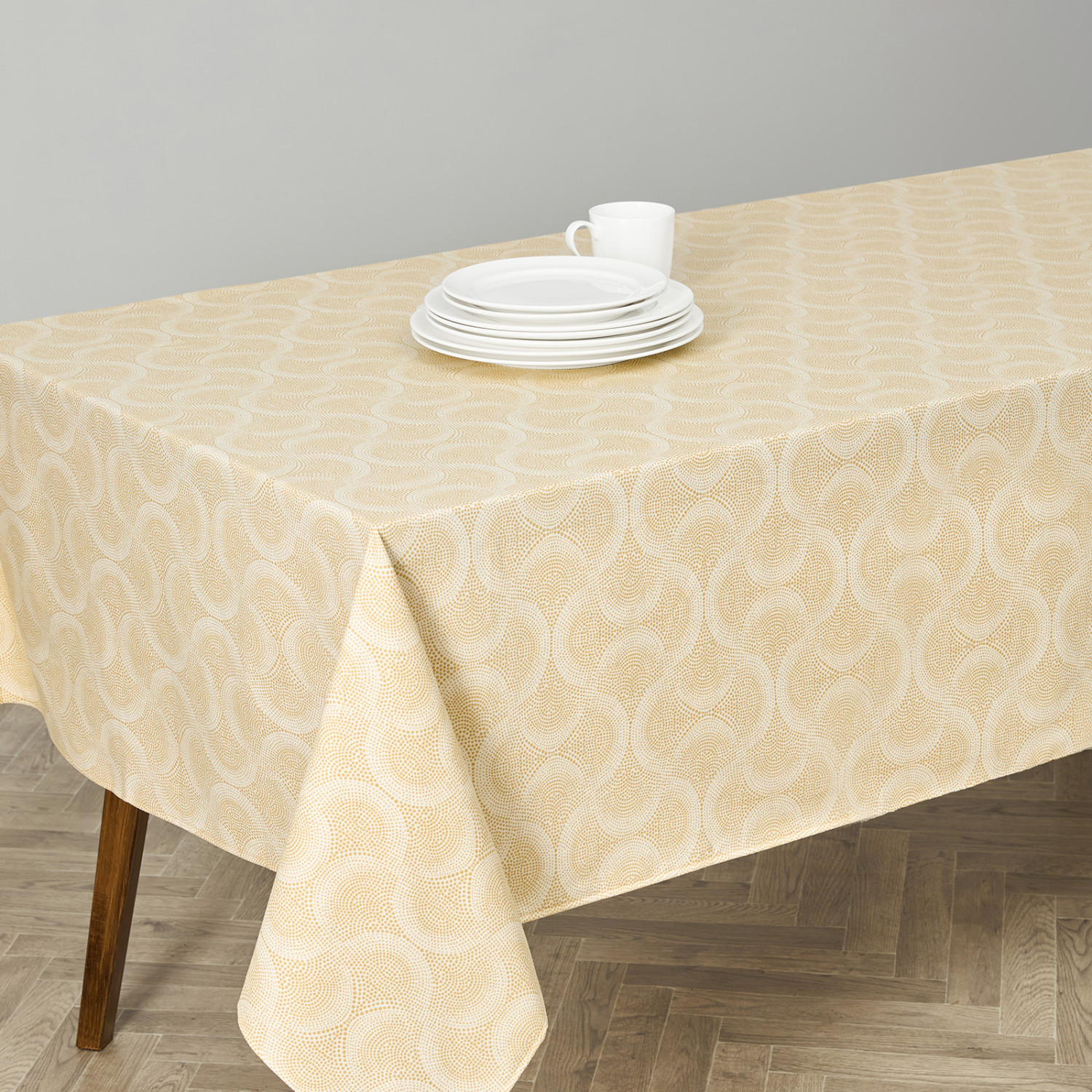 Скатерть Золотое конфетти/Golden confetti - фото № 2