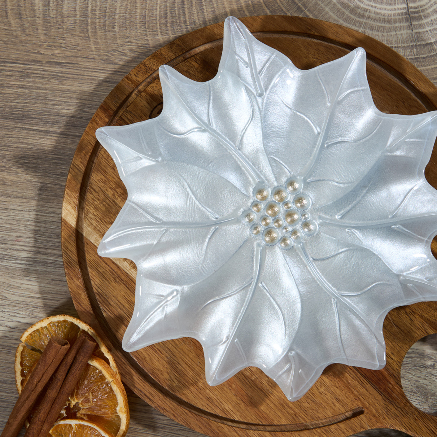 Блюдо Пуансеттия/Poinsettia I - фото № 3