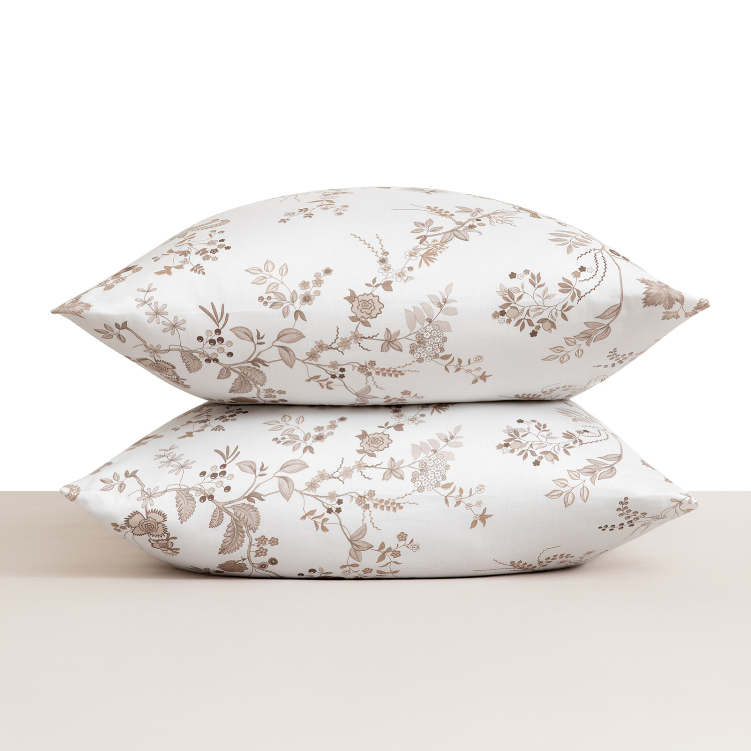 Комплект наволочек Сибилла (коричневый) - фото № 2