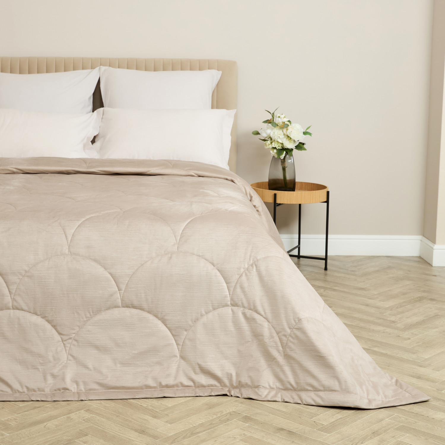 Покрывало Adelfa, бежевое - фото № 6