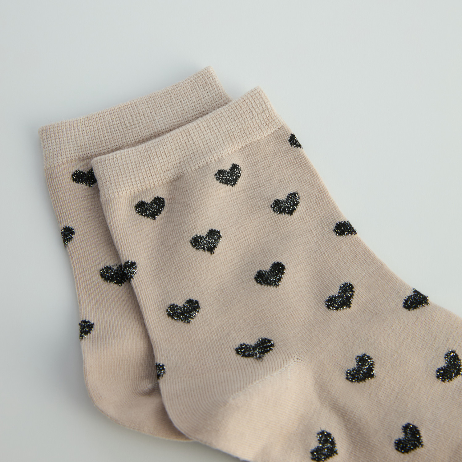 Носки Бежевый ажур, 2 пары - фото № 9