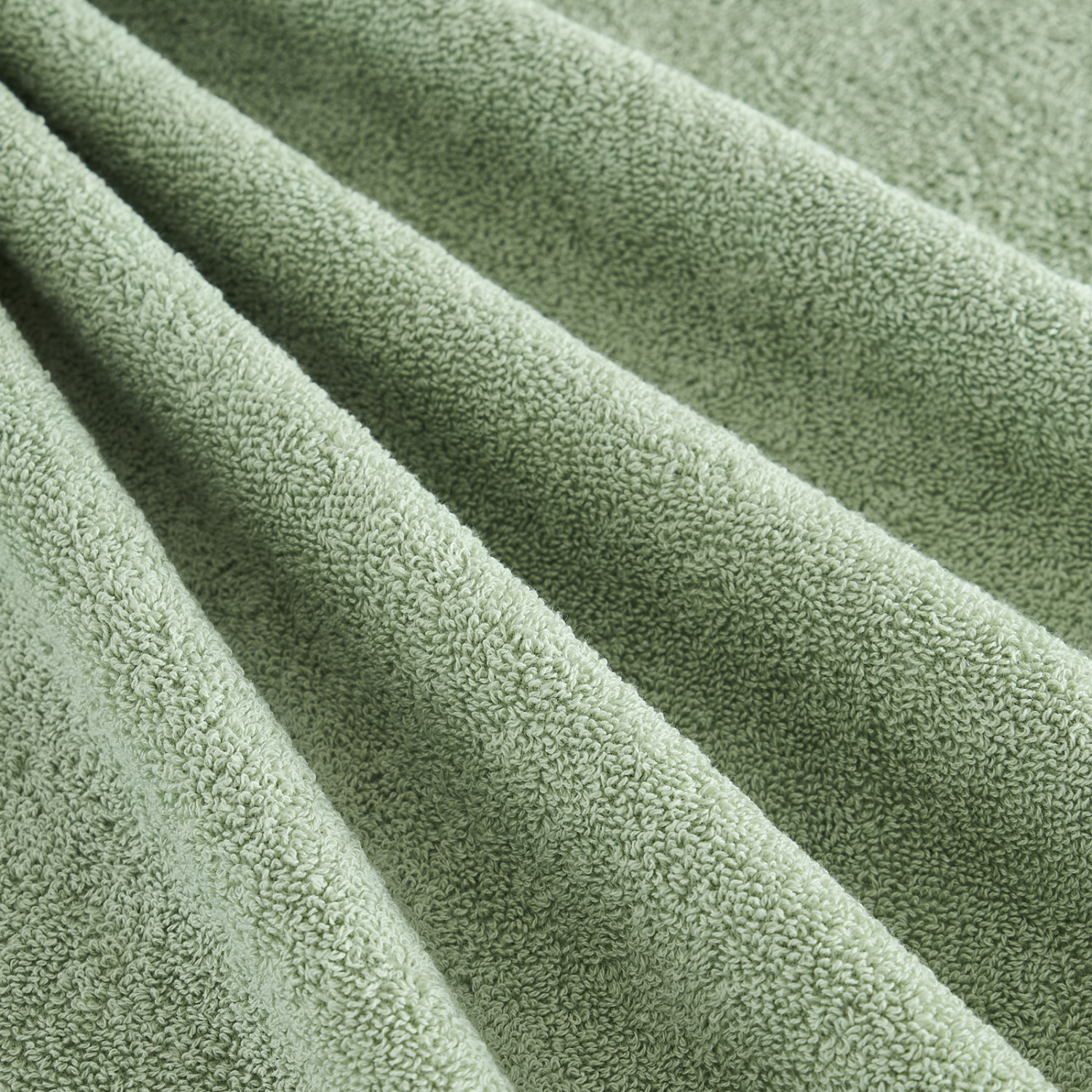 Полотенце махровое Strisce, зеленое - фото № 5