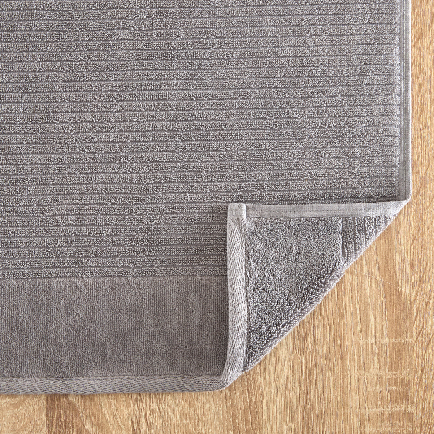 Полотенце махровое Vincenza, серое II - фото № 3